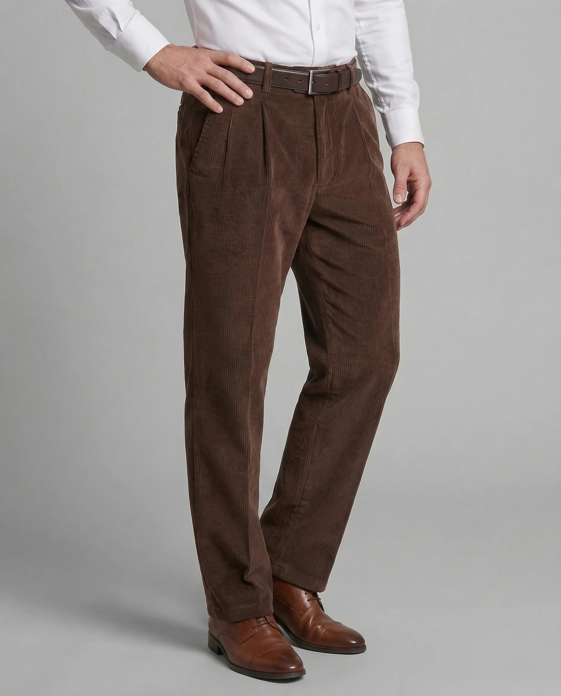 Herren Feincordhose mit Gürtelschlaufen - Image 2