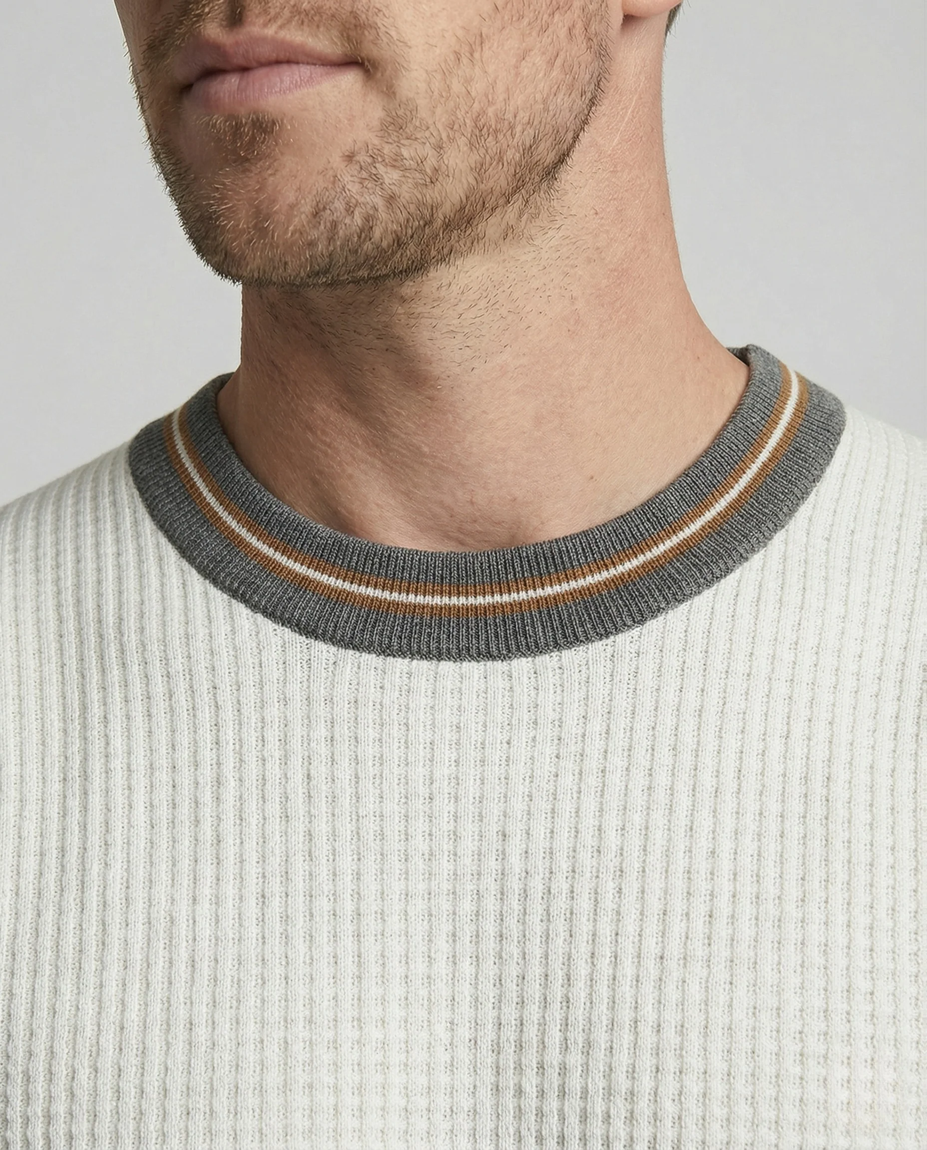 Freizeitkleidung Herren Feinstrick Shirt - Image 3