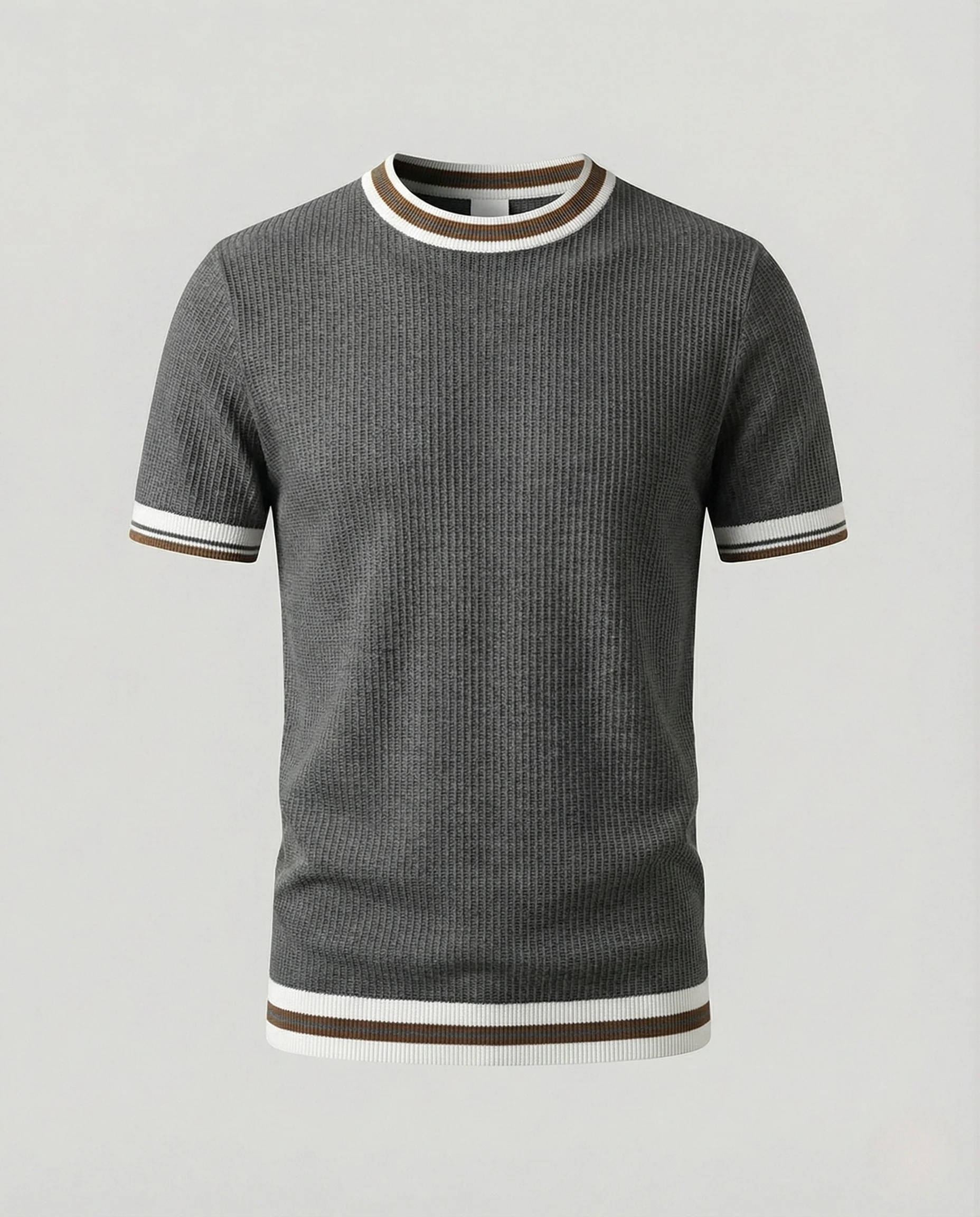 Freizeitkleidung Herren Feinstrick Shirt - Image 7