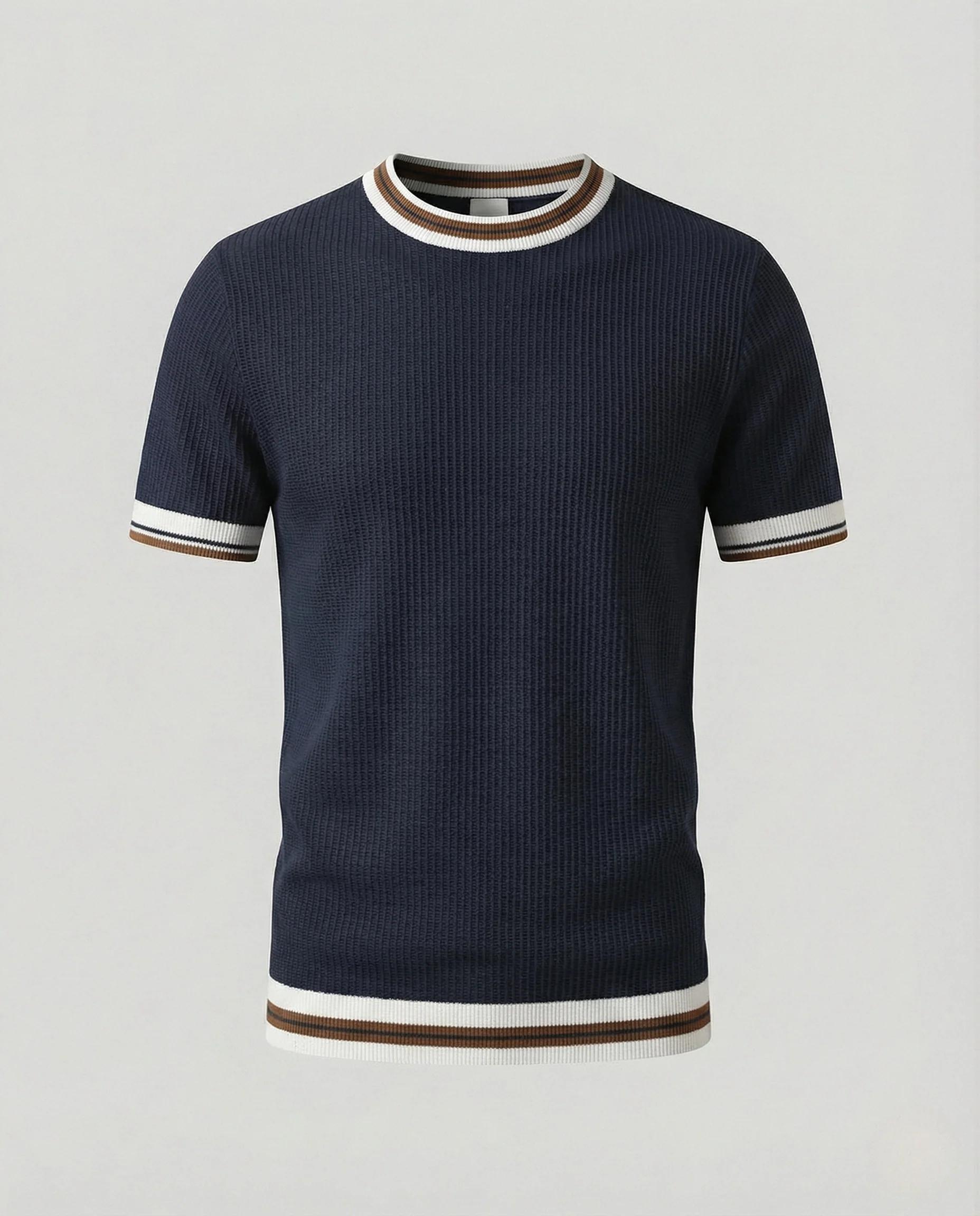 Freizeitkleidung Herren Feinstrick Shirt - Image 8