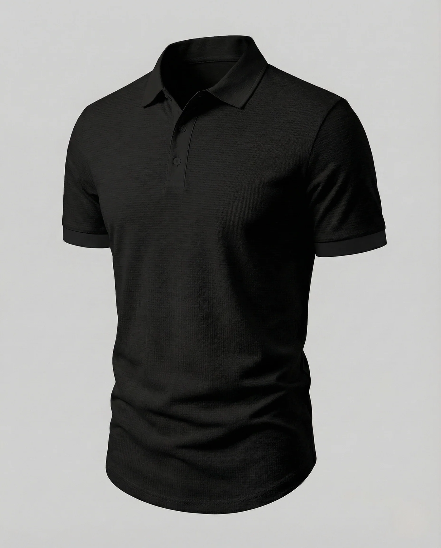 Herren Polo mit Kontrastkragen Kurzarm Shirt - Image 10