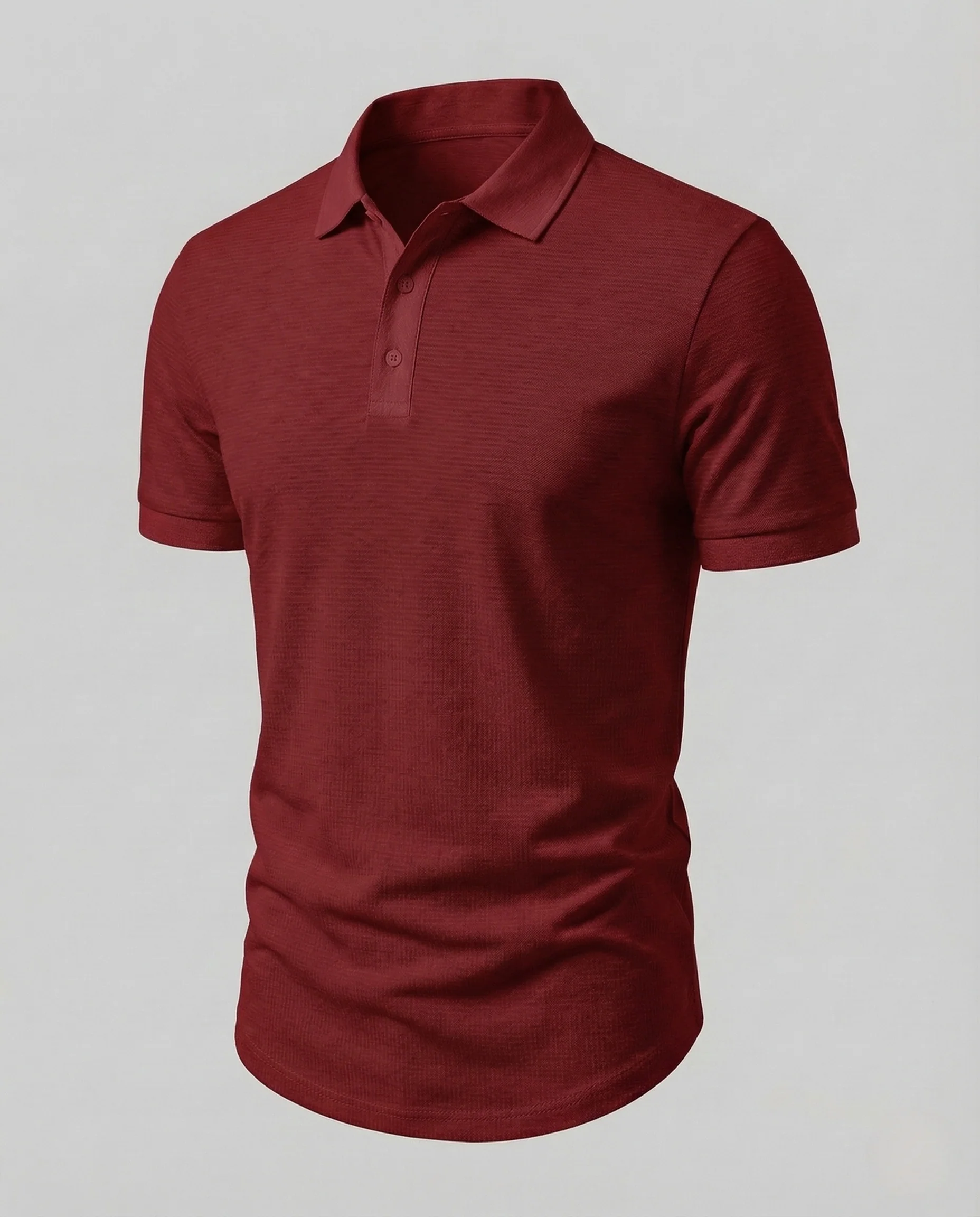 Herren Polo mit Kontrastkragen Kurzarm Shirt - Image 7