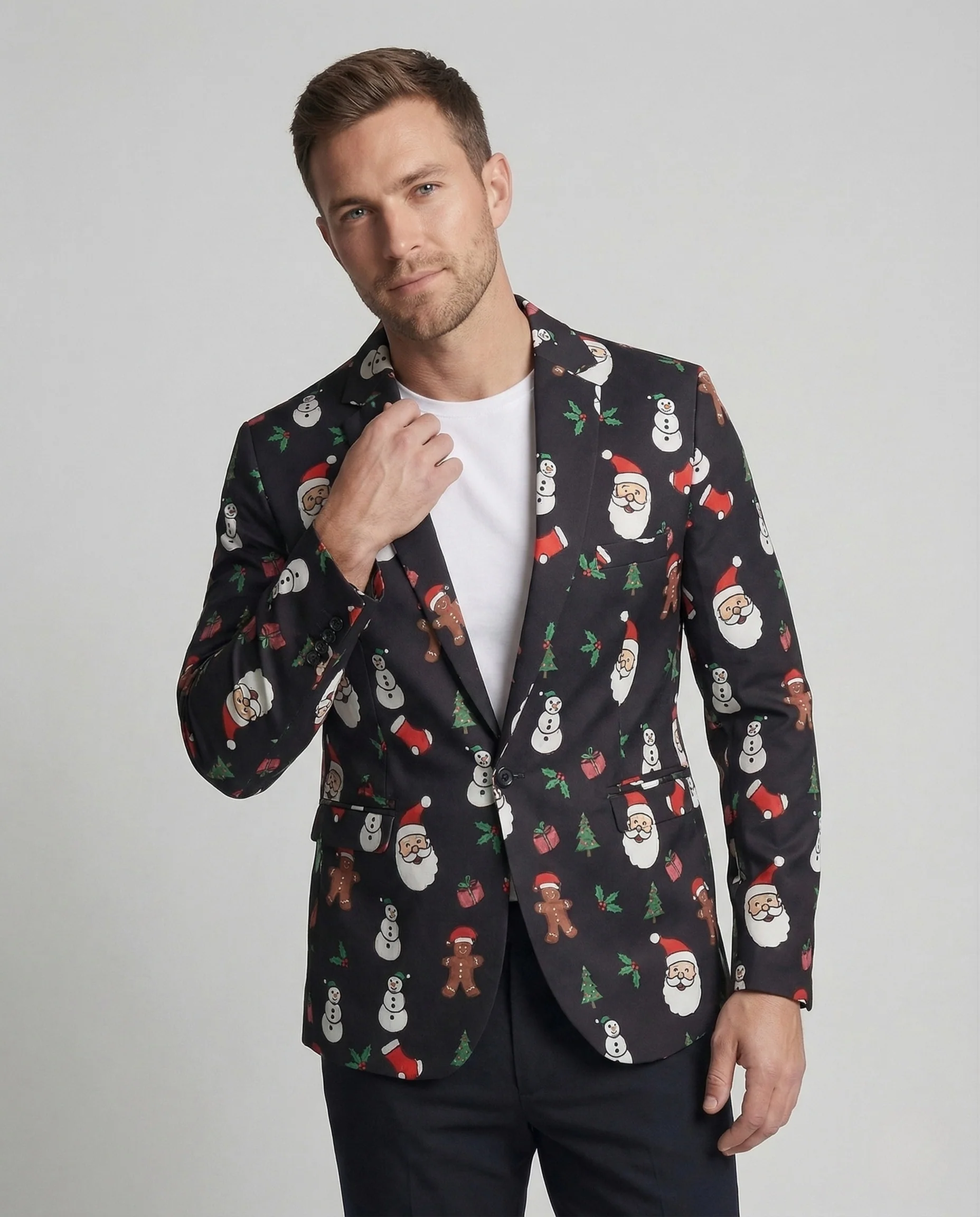 Herren Weihnachts Sakko Slim Fit - Image 2