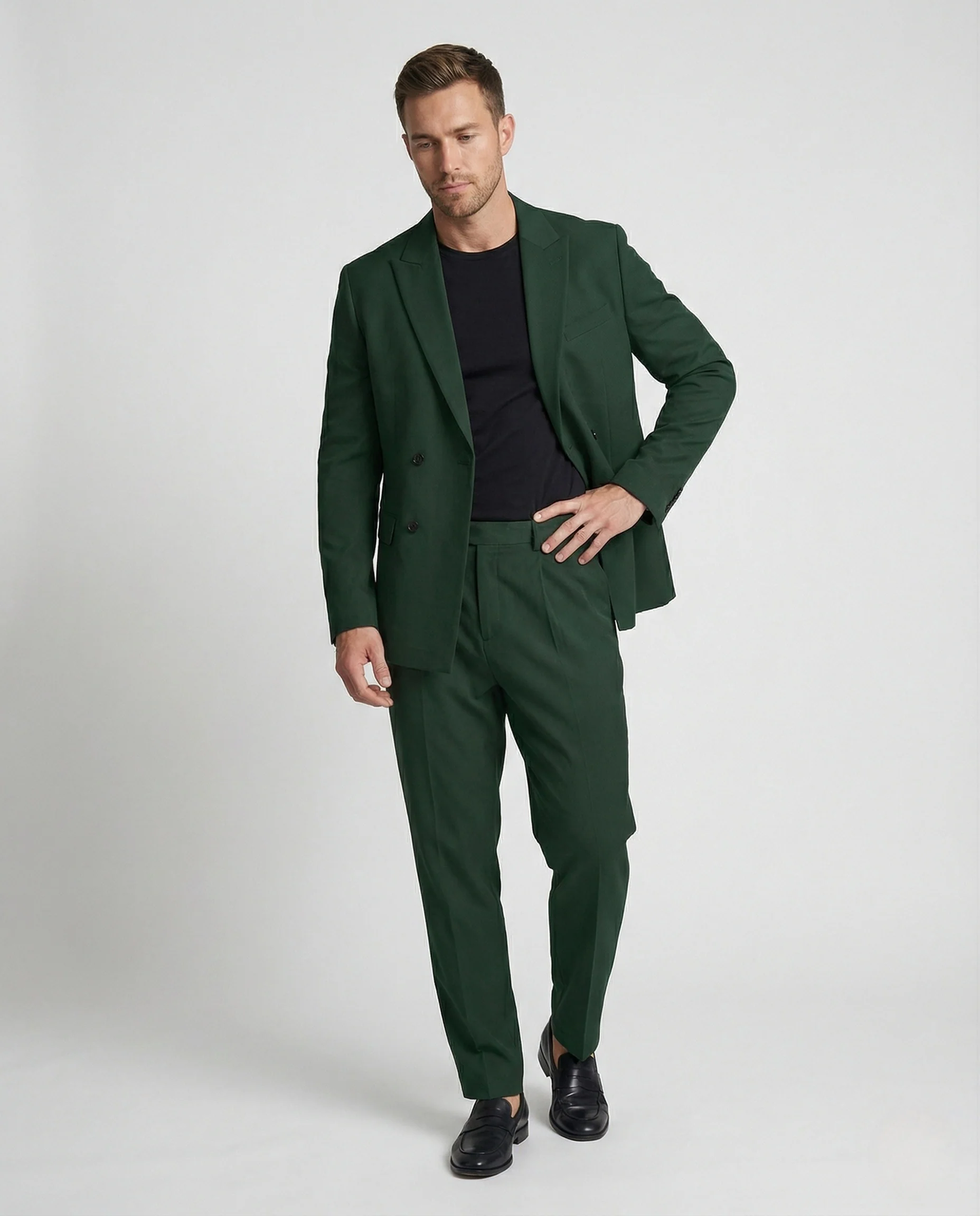 Einreiher Blazer Mit Anzughose Herren