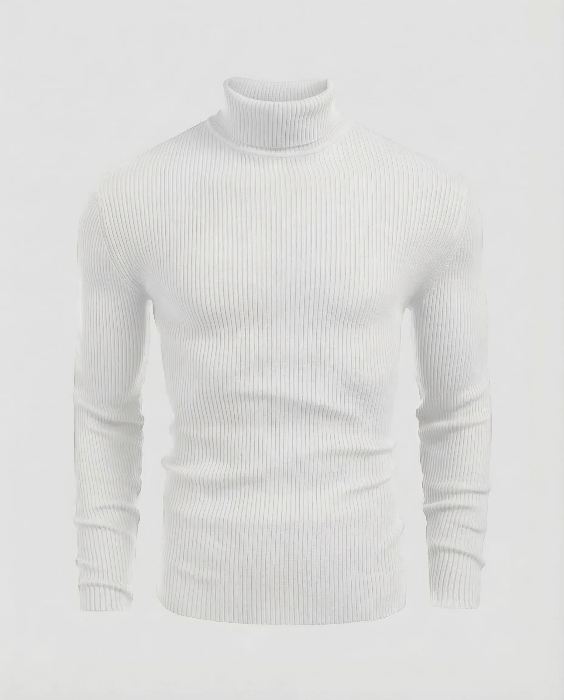 Herren Rollkragenpullover Rippstrick - Image 13