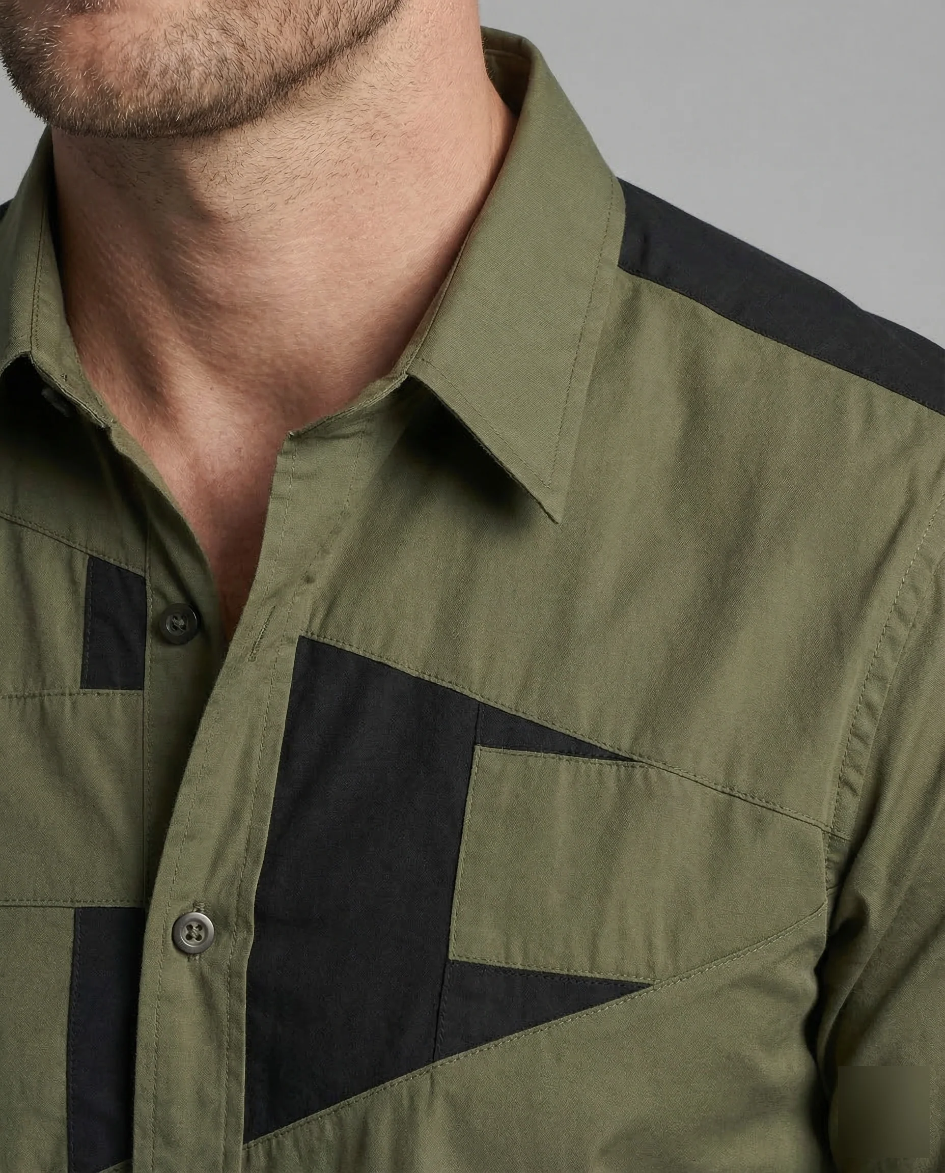 Herren Hemd Kontrast Slim - Image 3