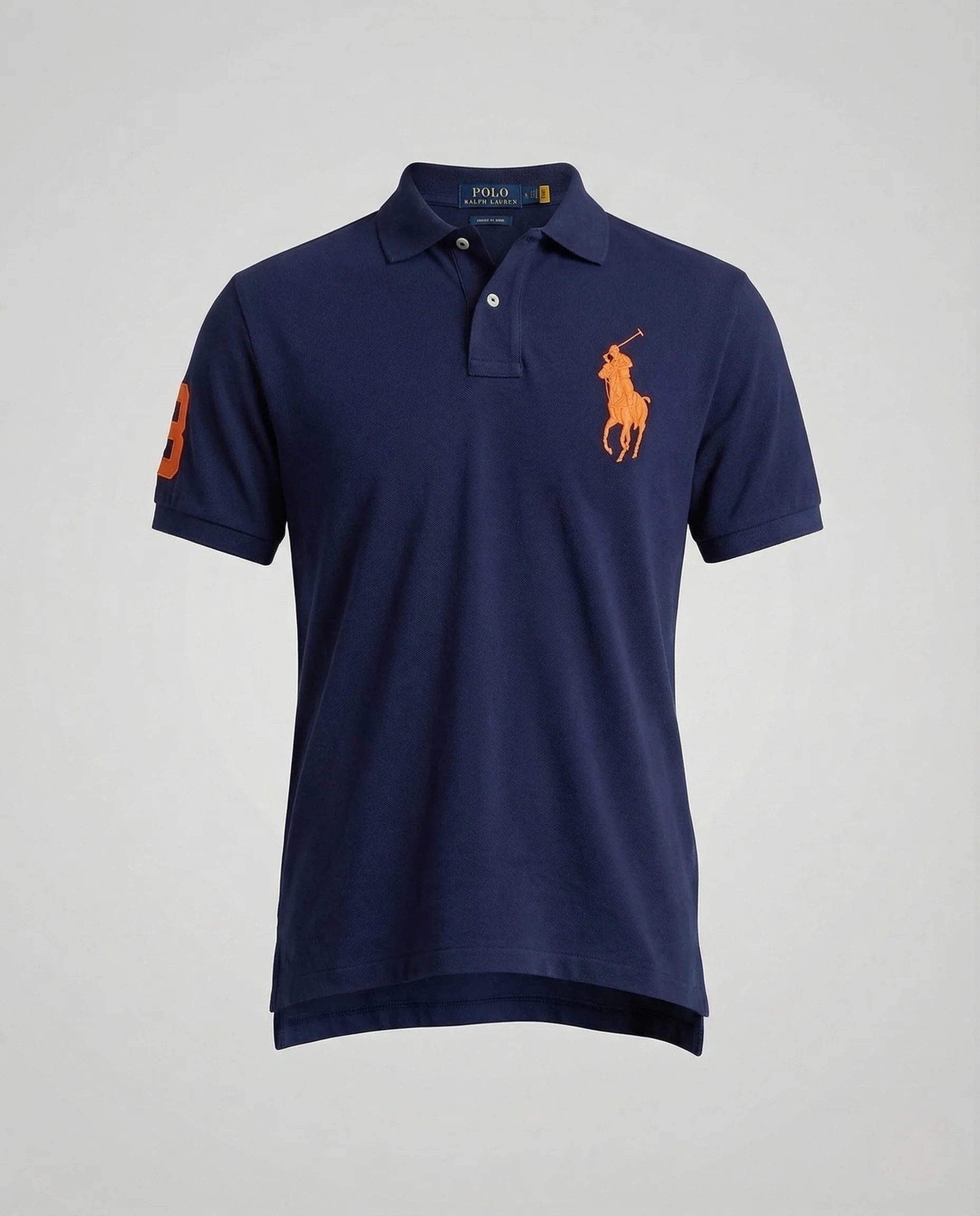 Herren Sport Poloshirt mit Stickerei Slim Fit - Image 10