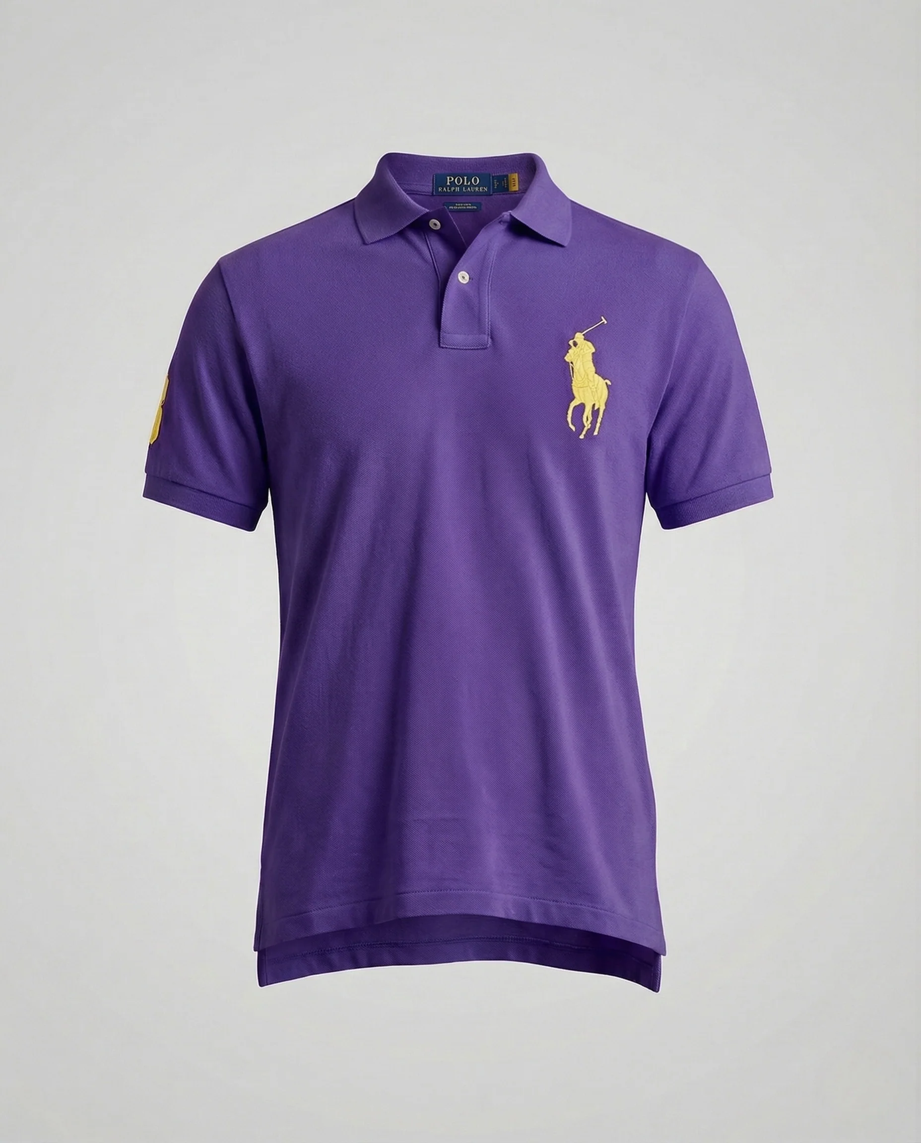 Herren Sport Poloshirt mit Stickerei Slim Fit - Image 12