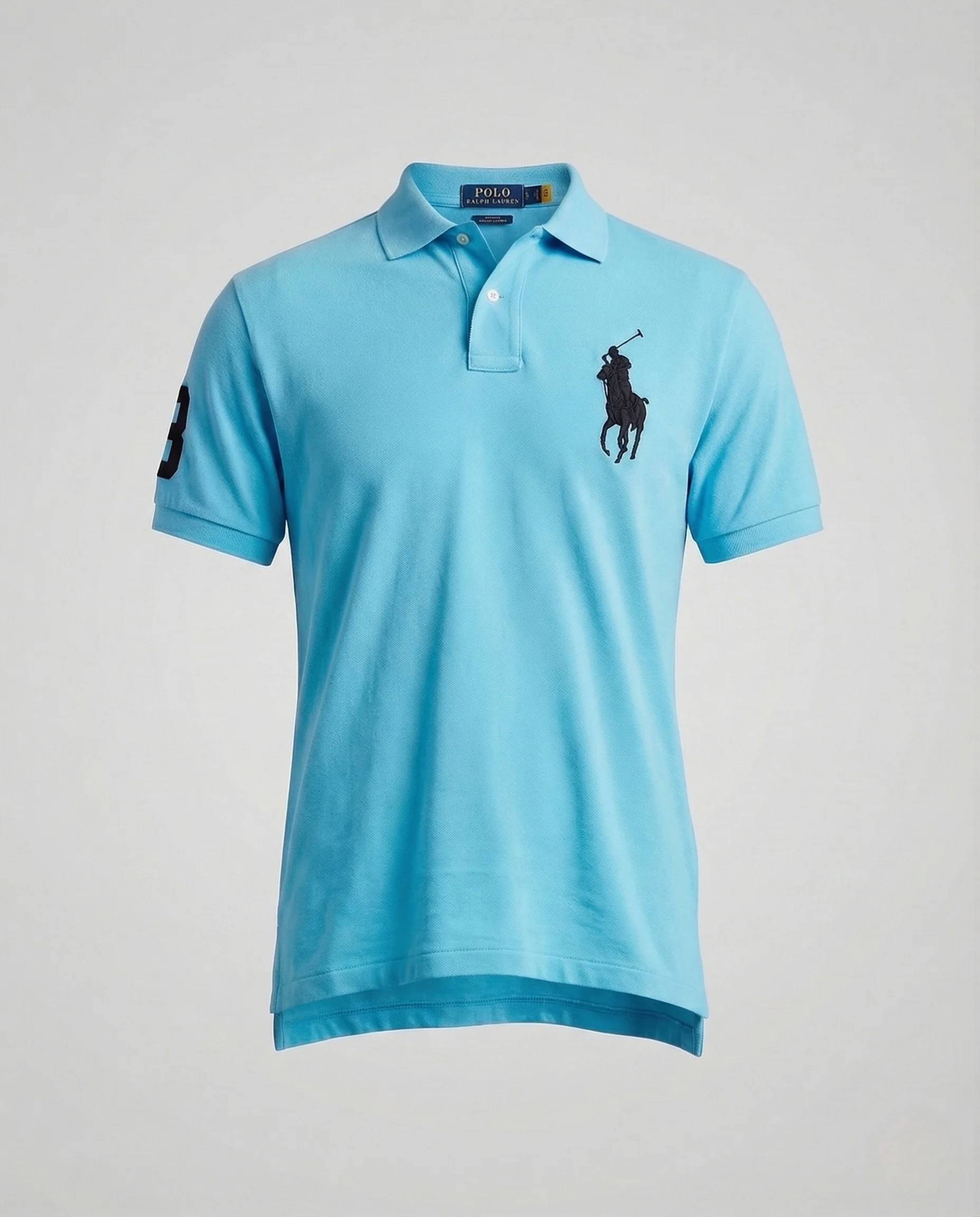 Herren Sport Poloshirt mit Stickerei Slim Fit - Image 19