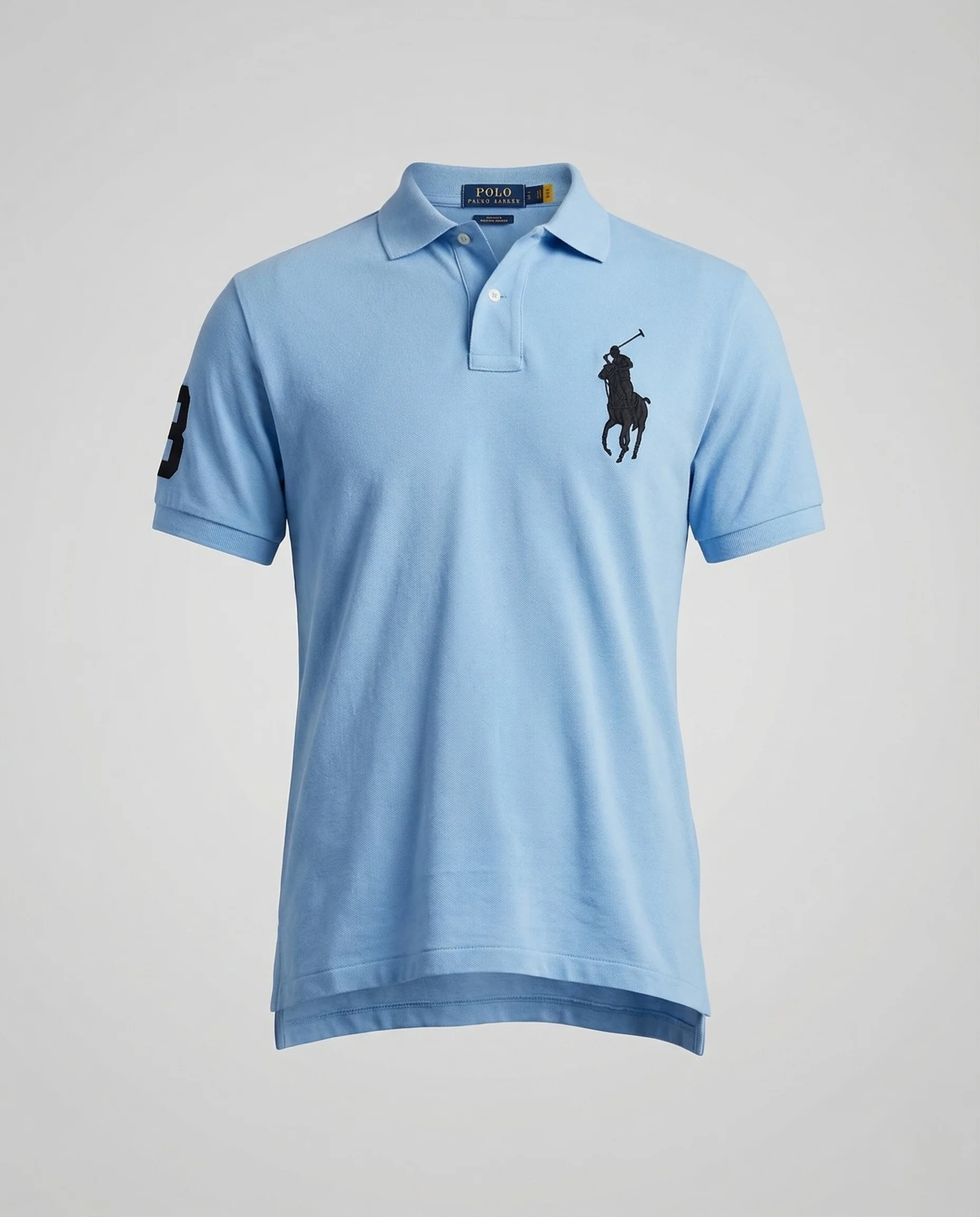 Herren Sport Poloshirt mit Stickerei Slim Fit - Image 5