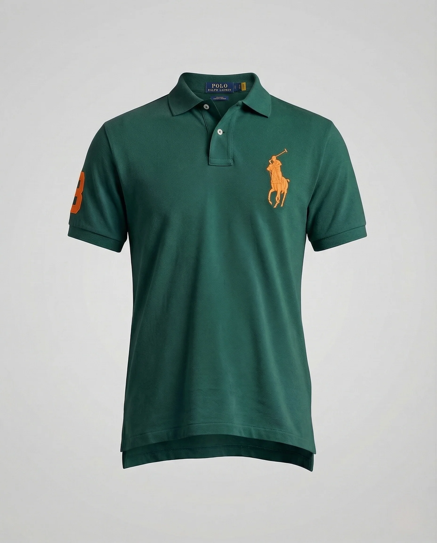 Herren Sport Poloshirt mit Stickerei Slim Fit - Image 8