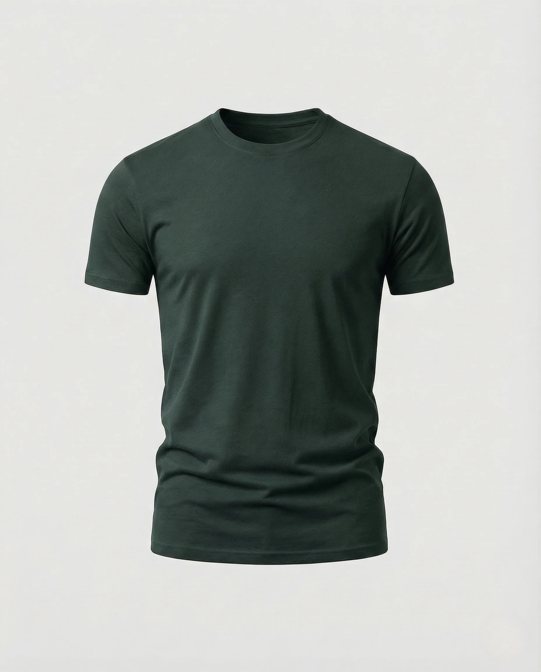 Herren Sportshirt Figurbetont Rundhals Stretch Baumwollmix - Image 8