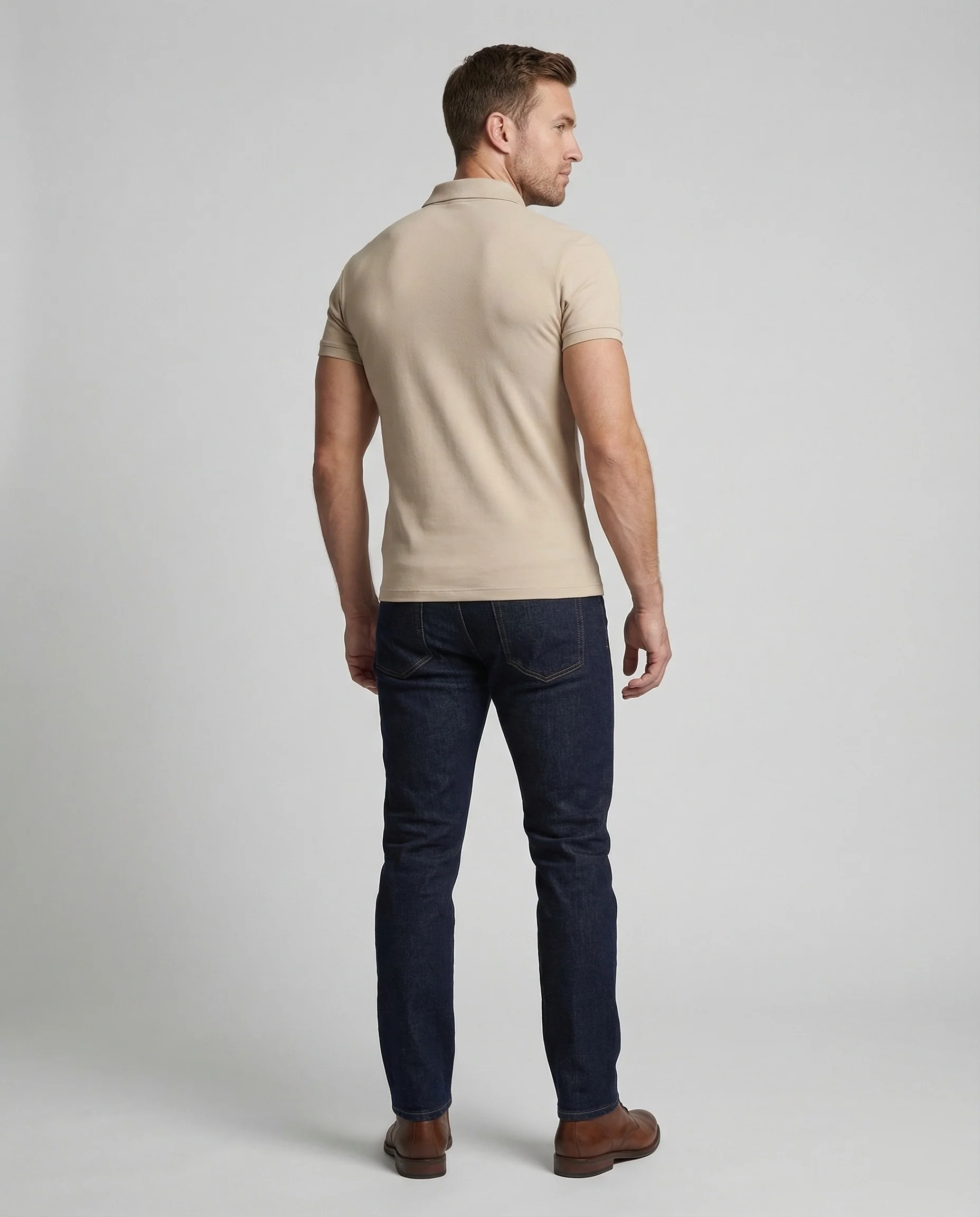 Herren Stretch Poloshirt Slim - Image 3