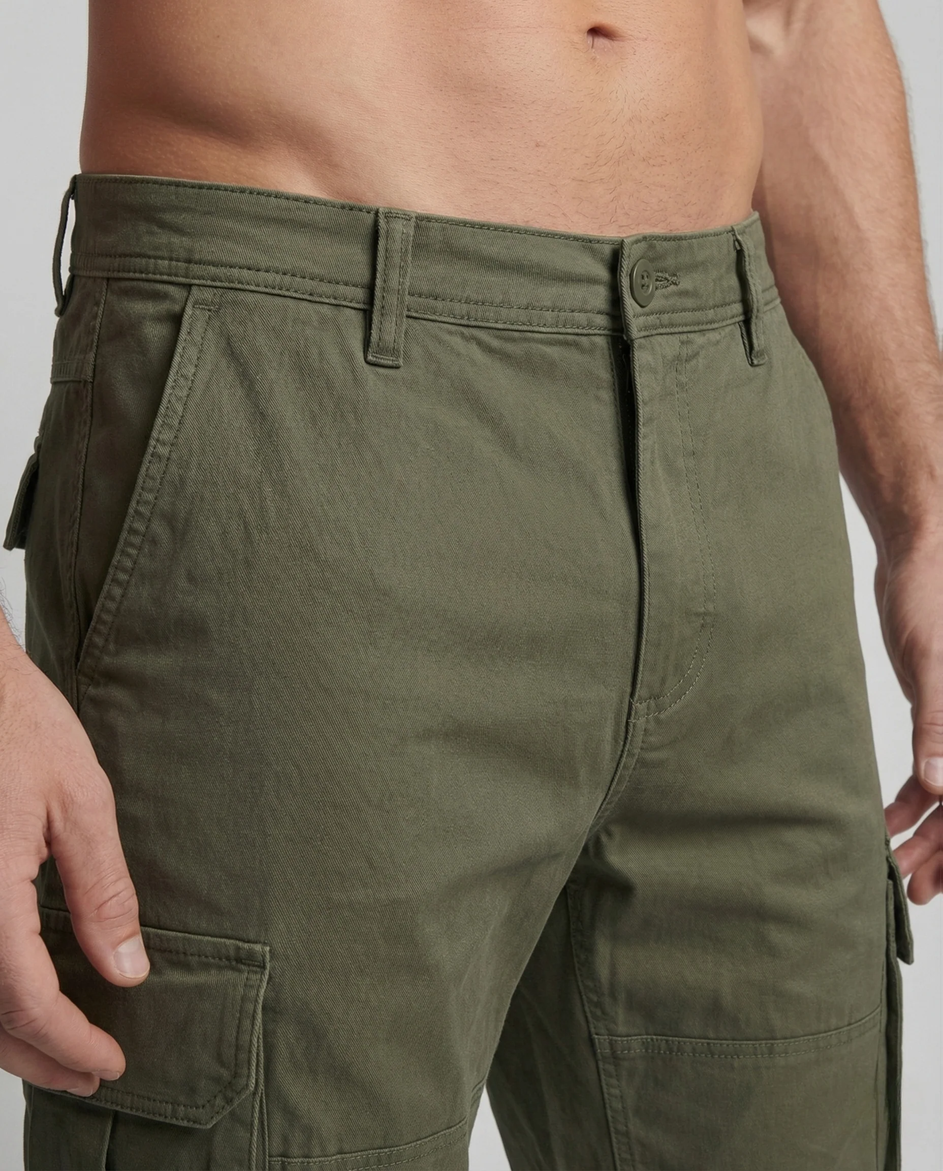 Herren Cargohose Mehrfachtaschen Knieverstärkung - Image 3