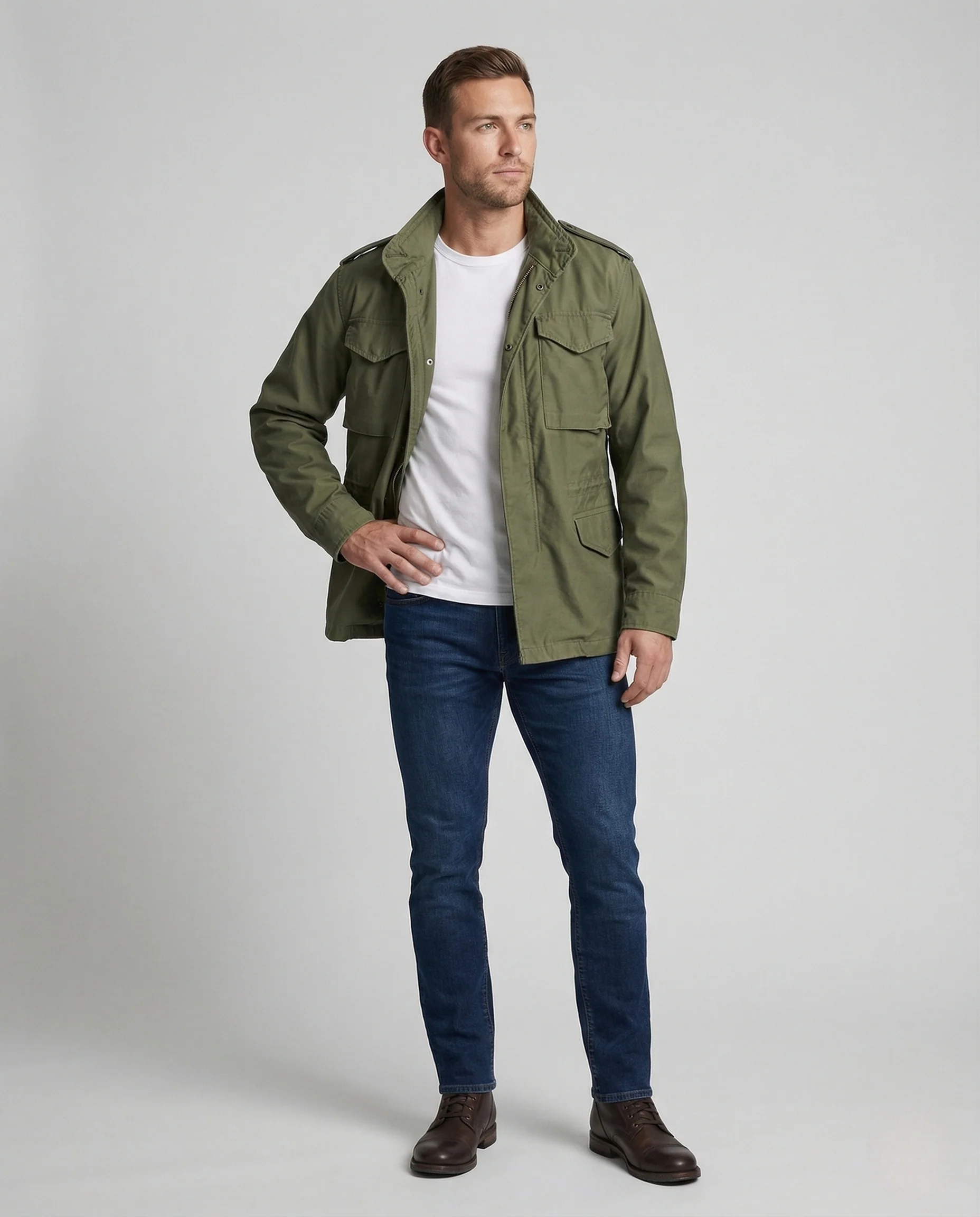 Herren Feldparka mit Taschen - Image 2