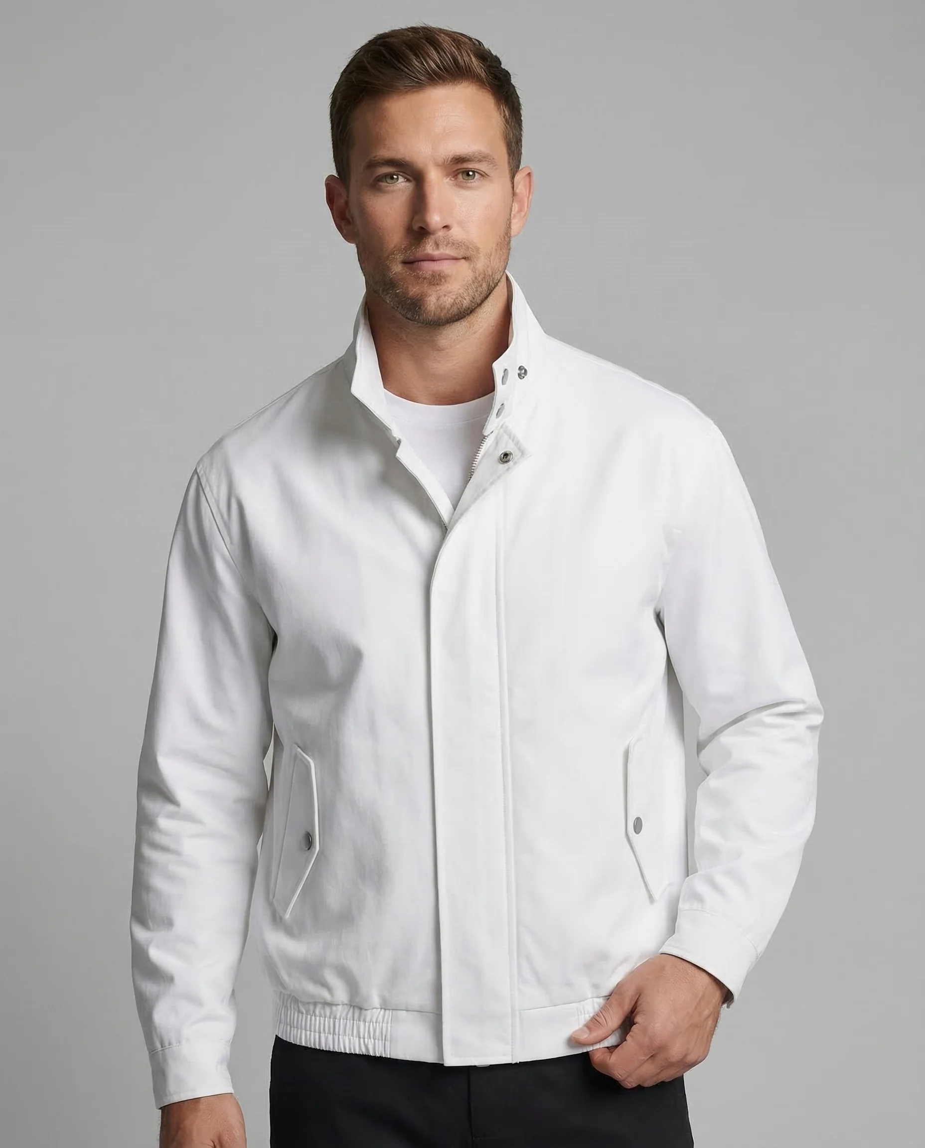 Herren Windbreaker Blouson Kurz - Image 2