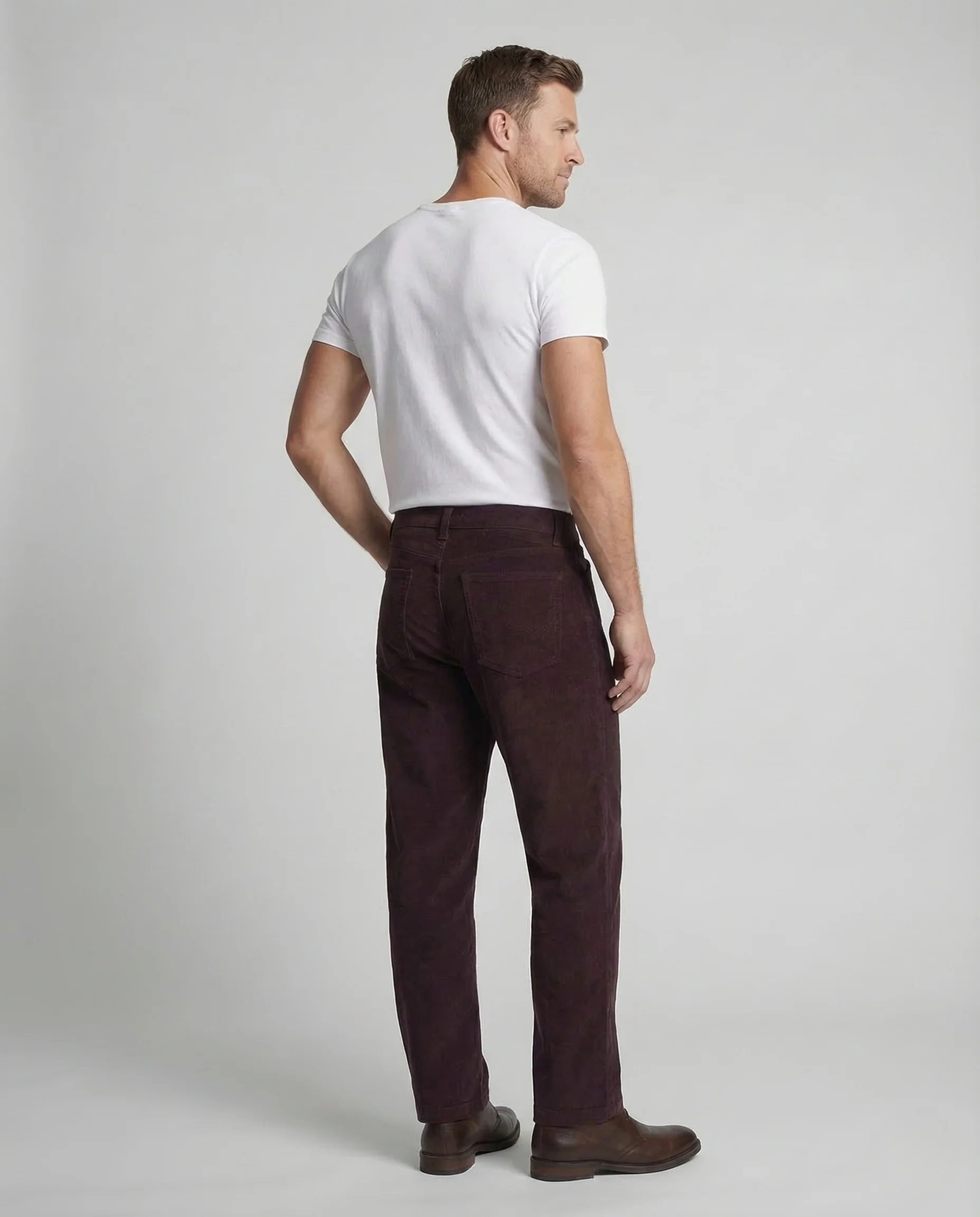 Herren Cordhose Workwear Beintasche - Image 4