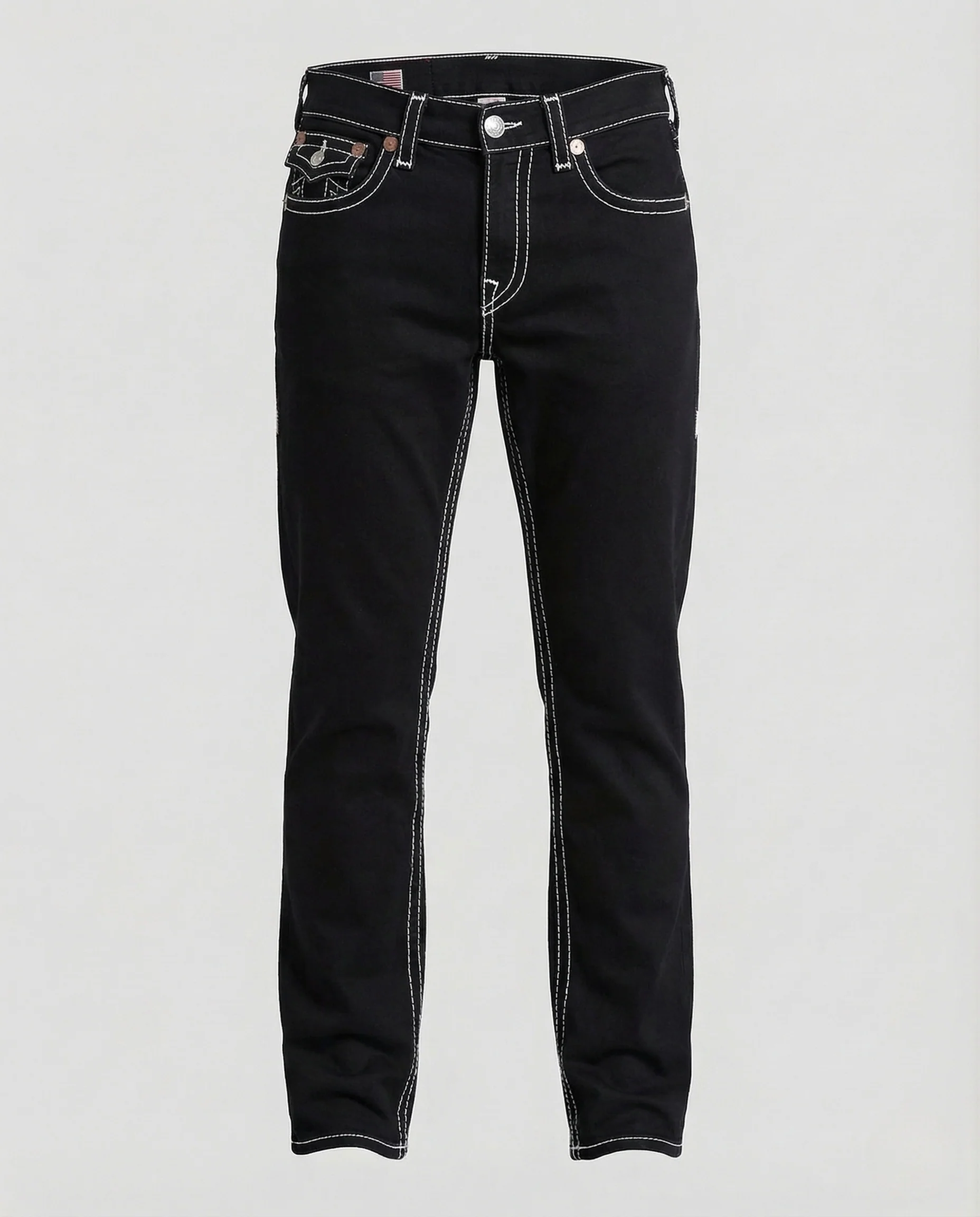 Herren Jeans Gerade Kontrastnähte - Image 6