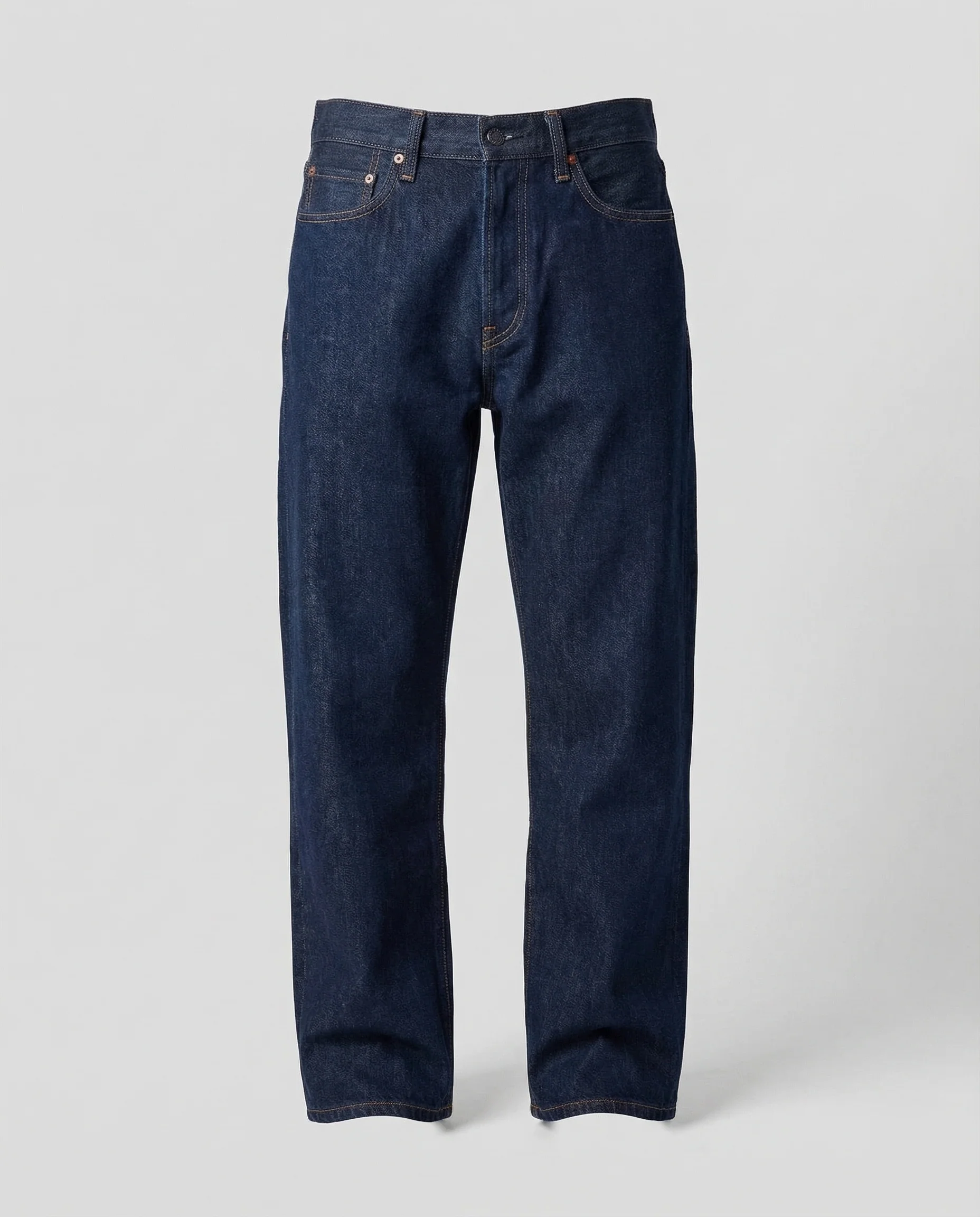 Herren Raw Denim Jeans High Waist - Image 5