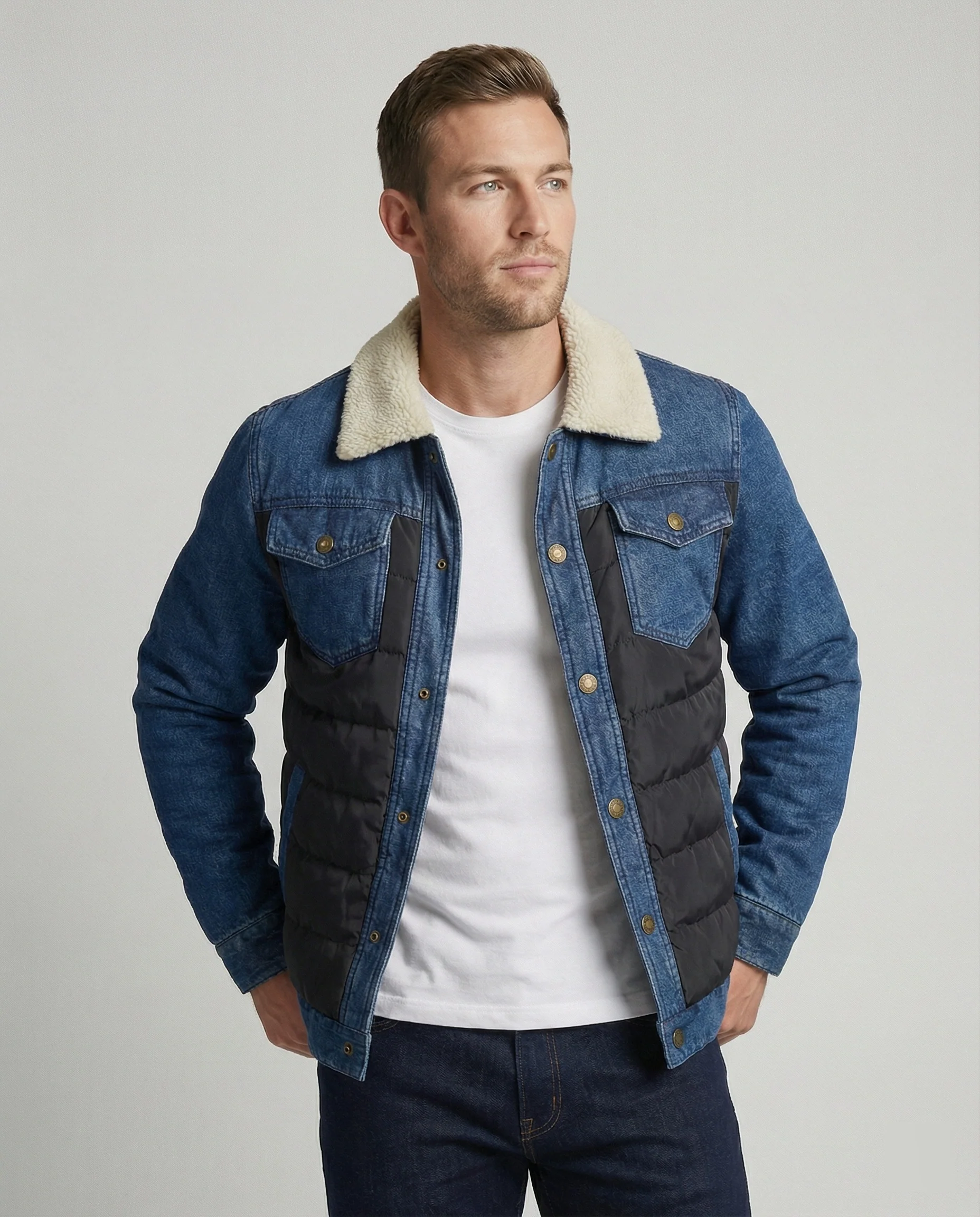 Übergangsjacke Herren Overshirt - Image 5