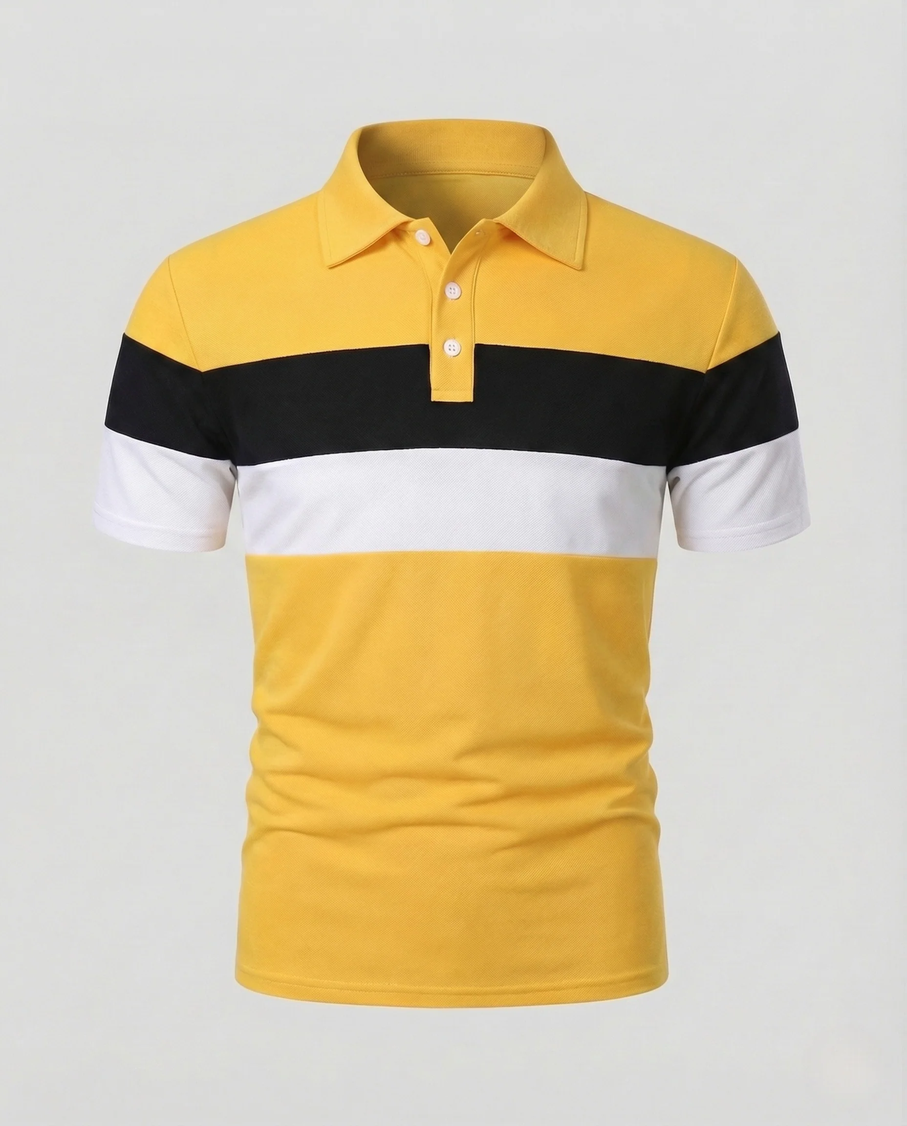 Herren Poloshirt Gestreift Baumwollmix - Image 14