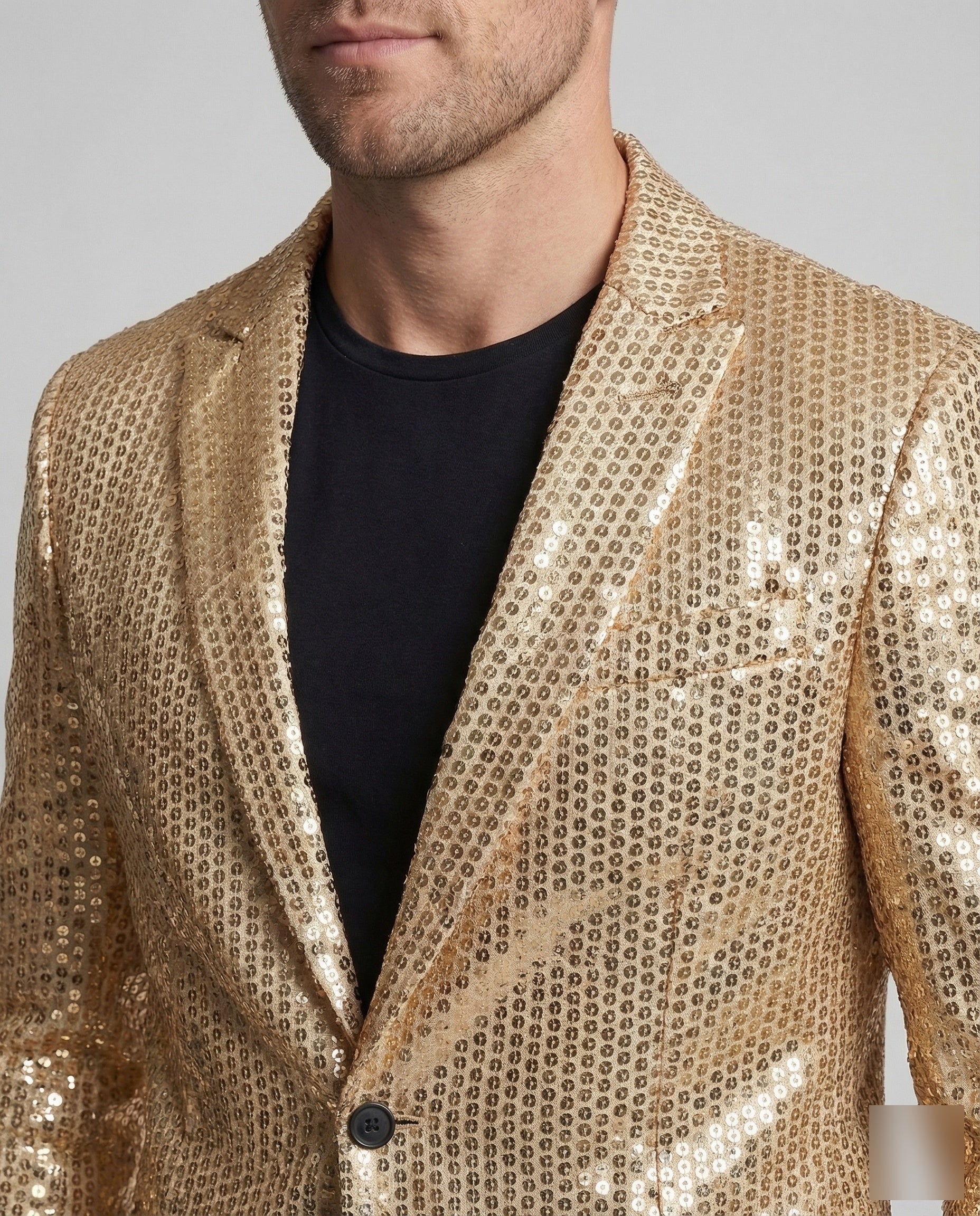 Herren Pailletten Blazer Slim - Image 3