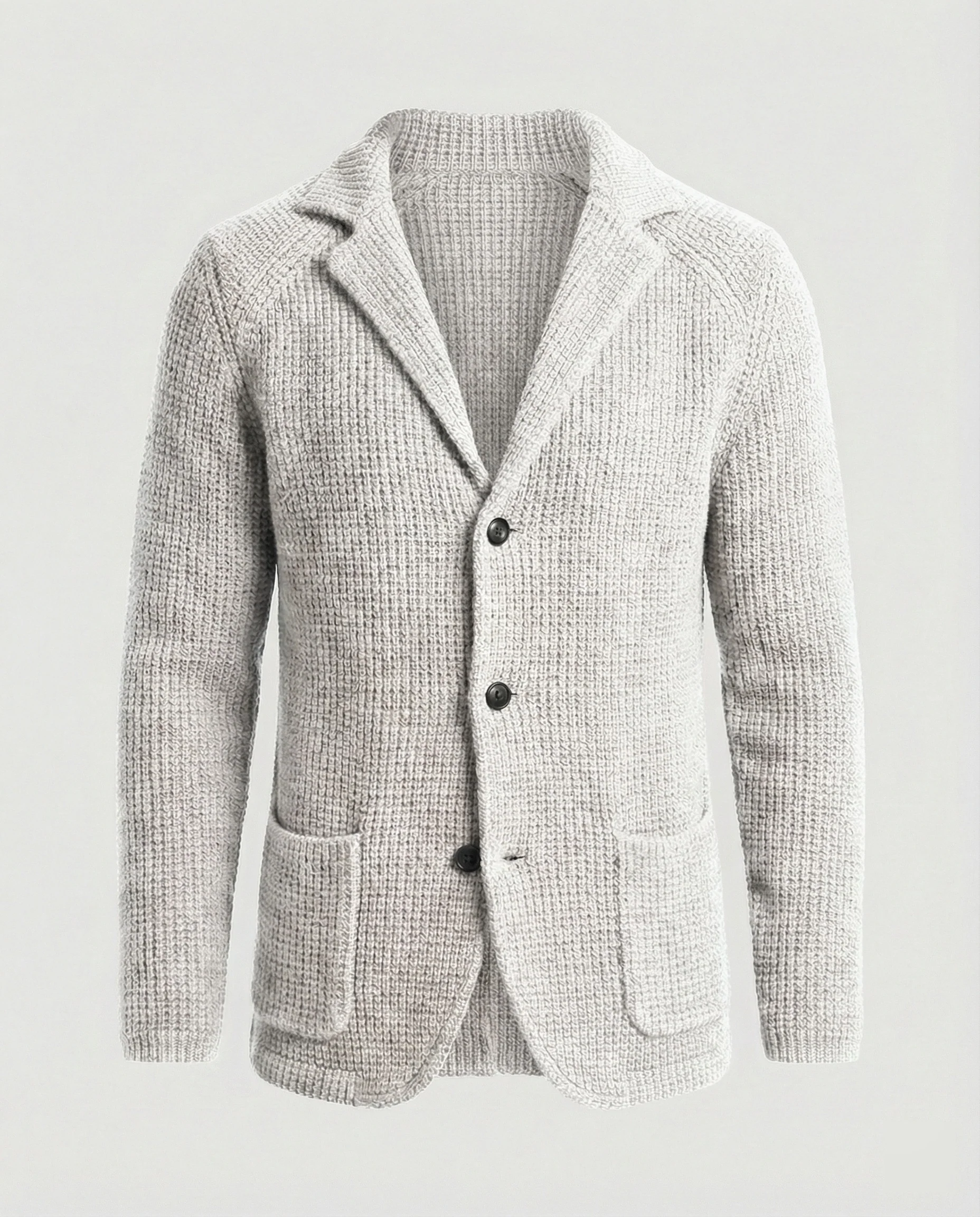 Herren Strickblazer mit Reverskragen - Image 3
