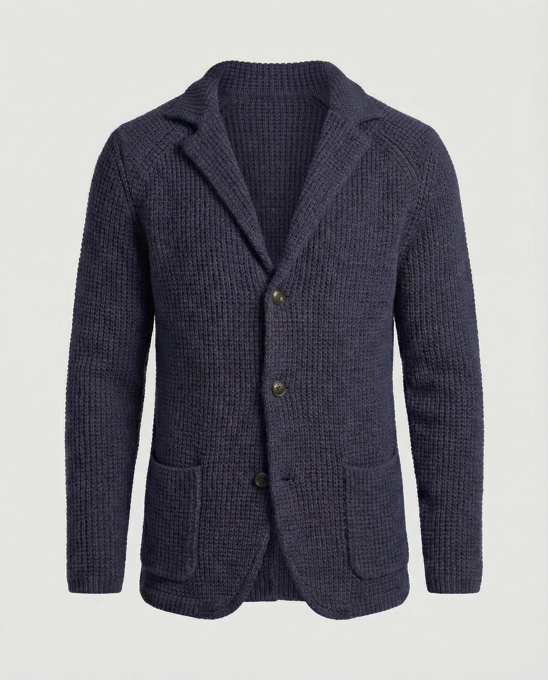 Herren Strickblazer mit Reverskragen - Image 4