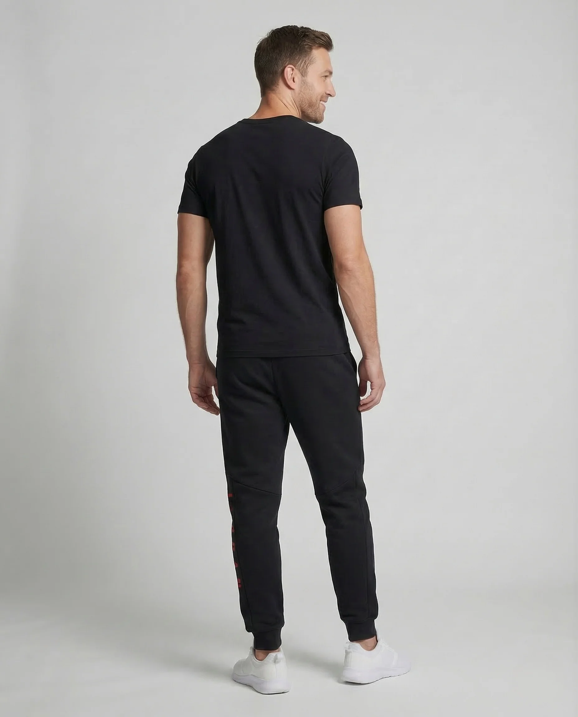 Herren Jogginghose Fleece Kordelzug - Image 4