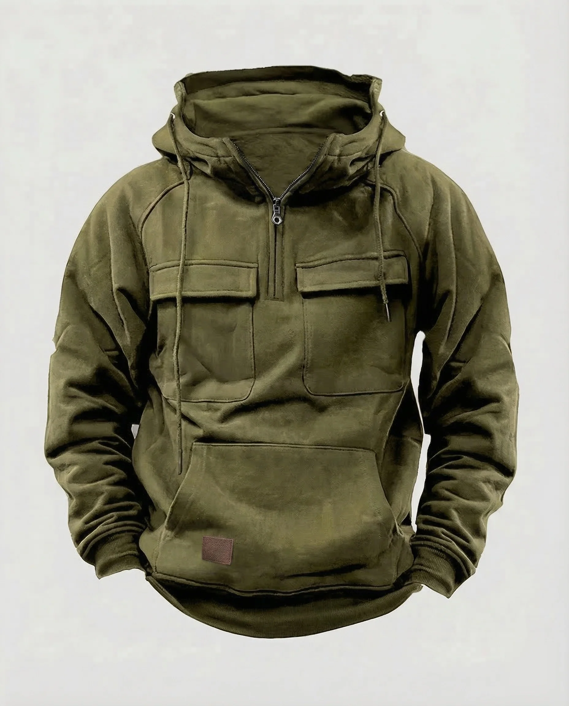 Kapuzenpullover Halbzip Utility Herren - Image 10