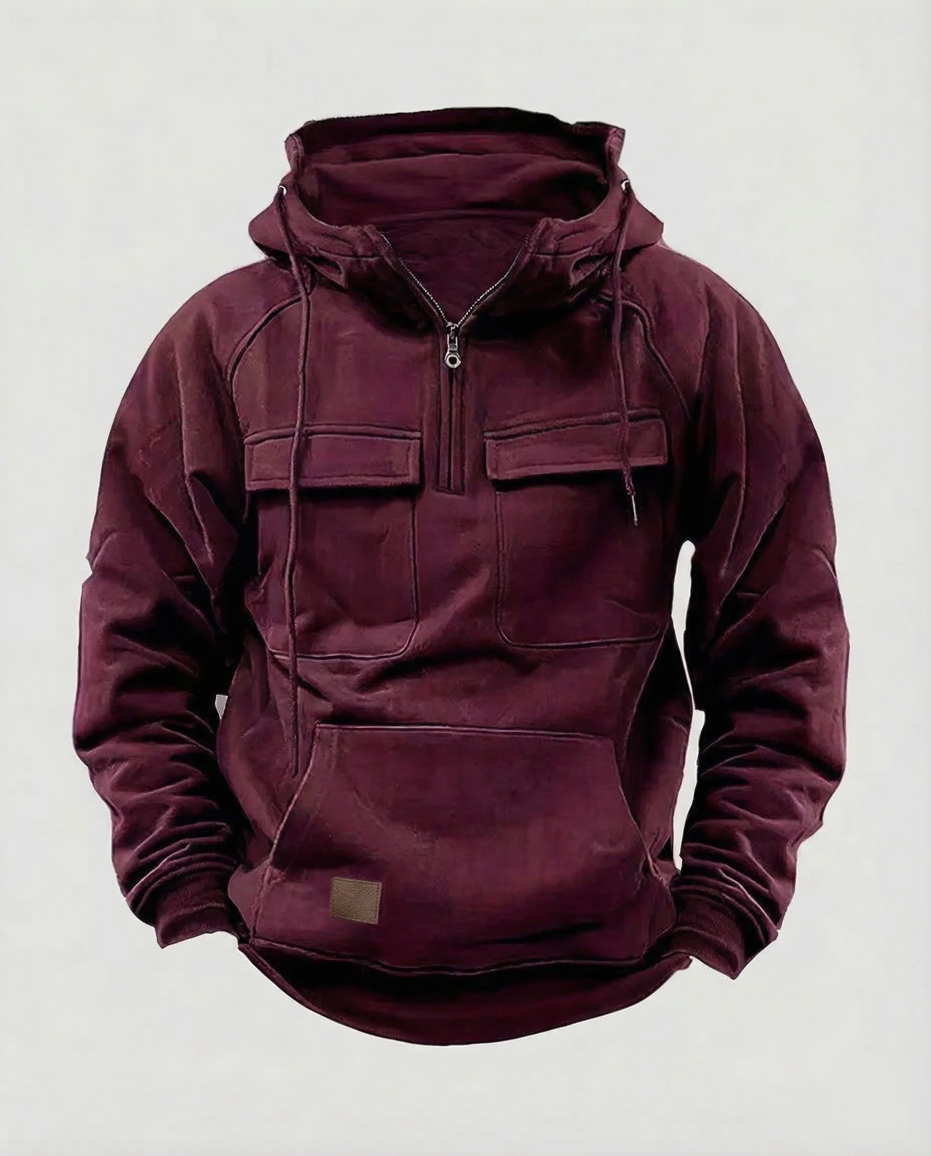 Kapuzenpullover Halbzip Utility Herren - Image 11