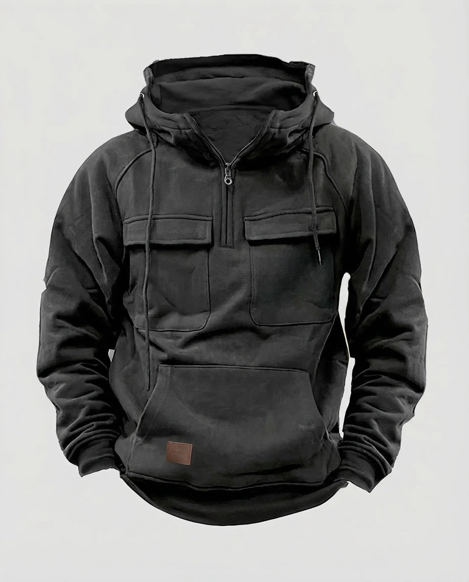 Kapuzenpullover Halbzip Utility Herren - Image 5