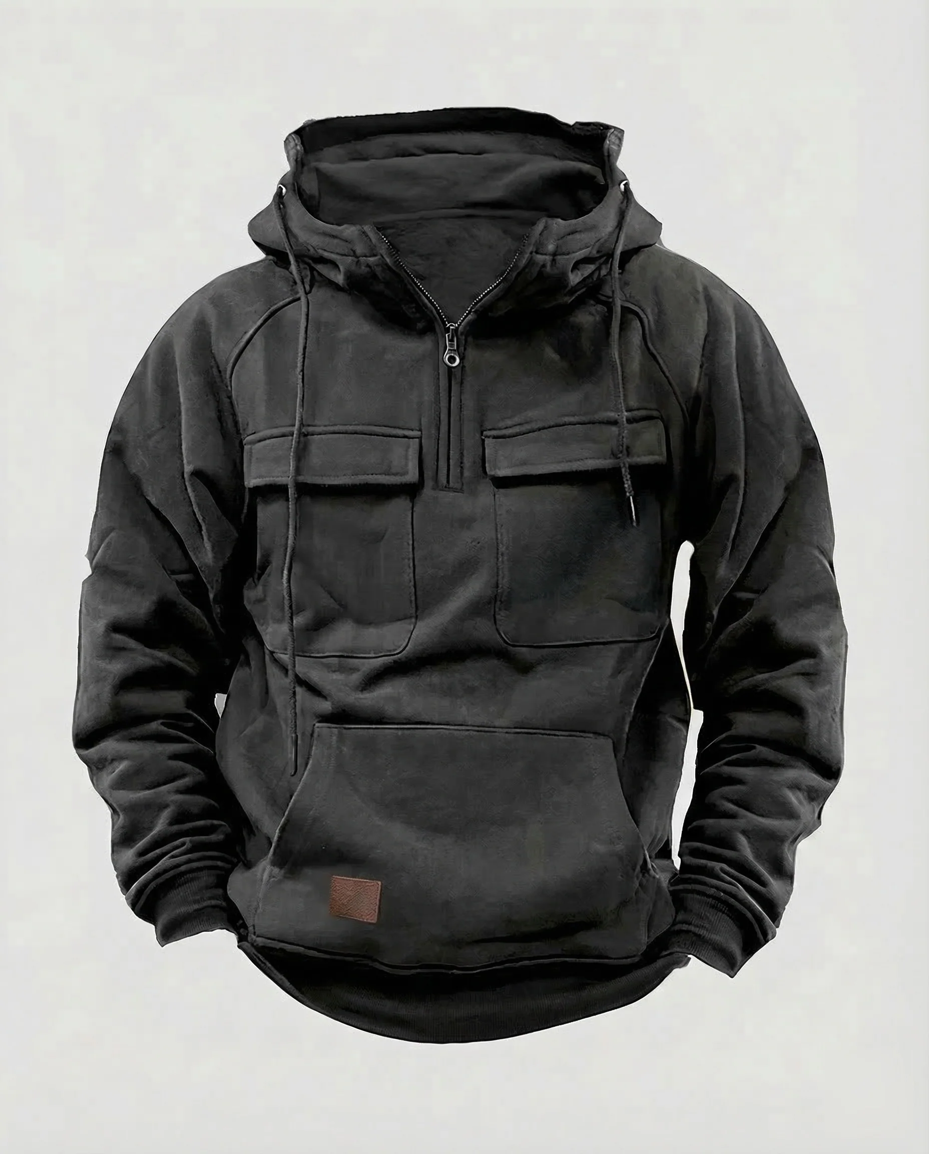 Kapuzenpullover Halbzip Utility Herren - Image 7