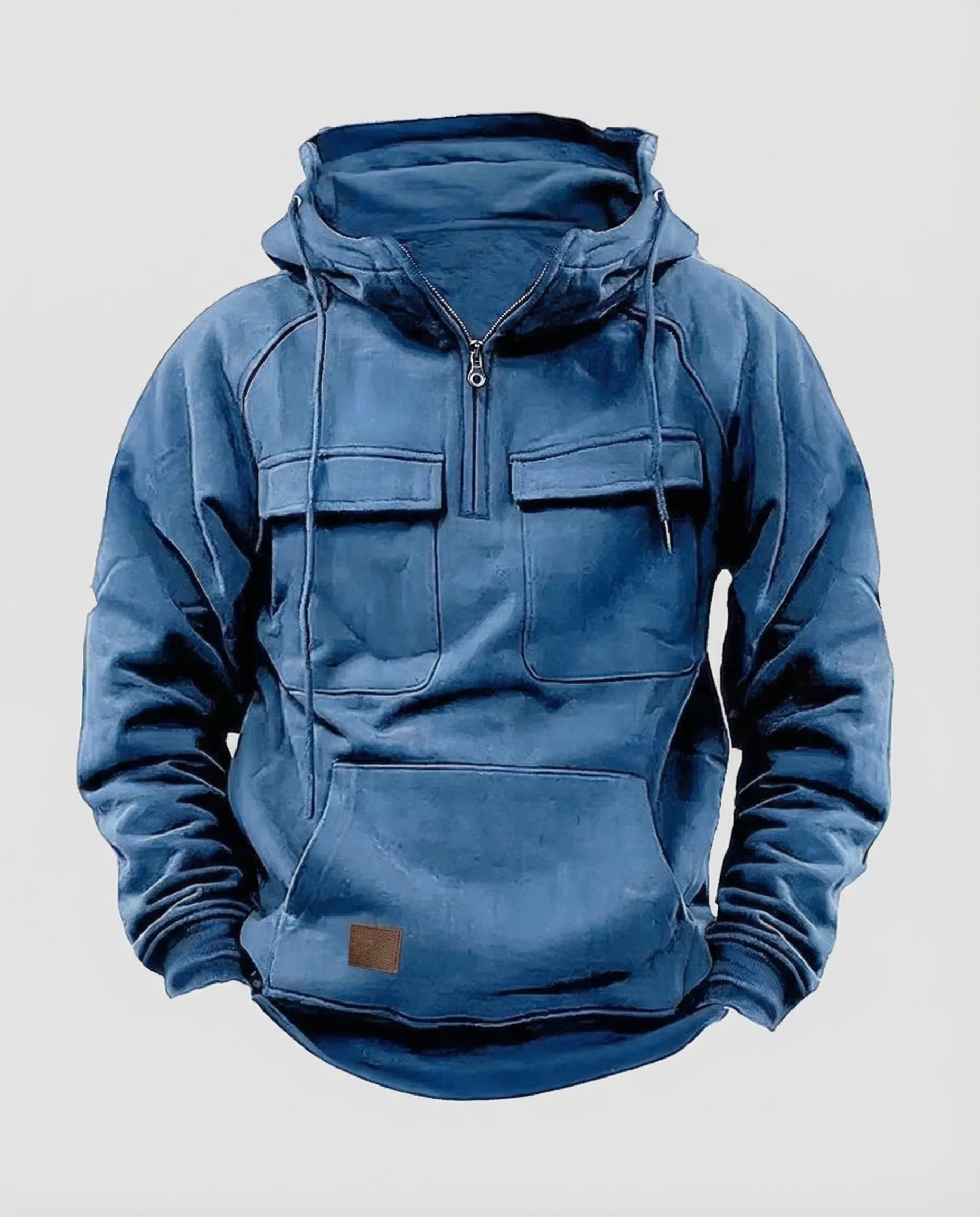 Kapuzenpullover Halbzip Utility Herren - Image 8