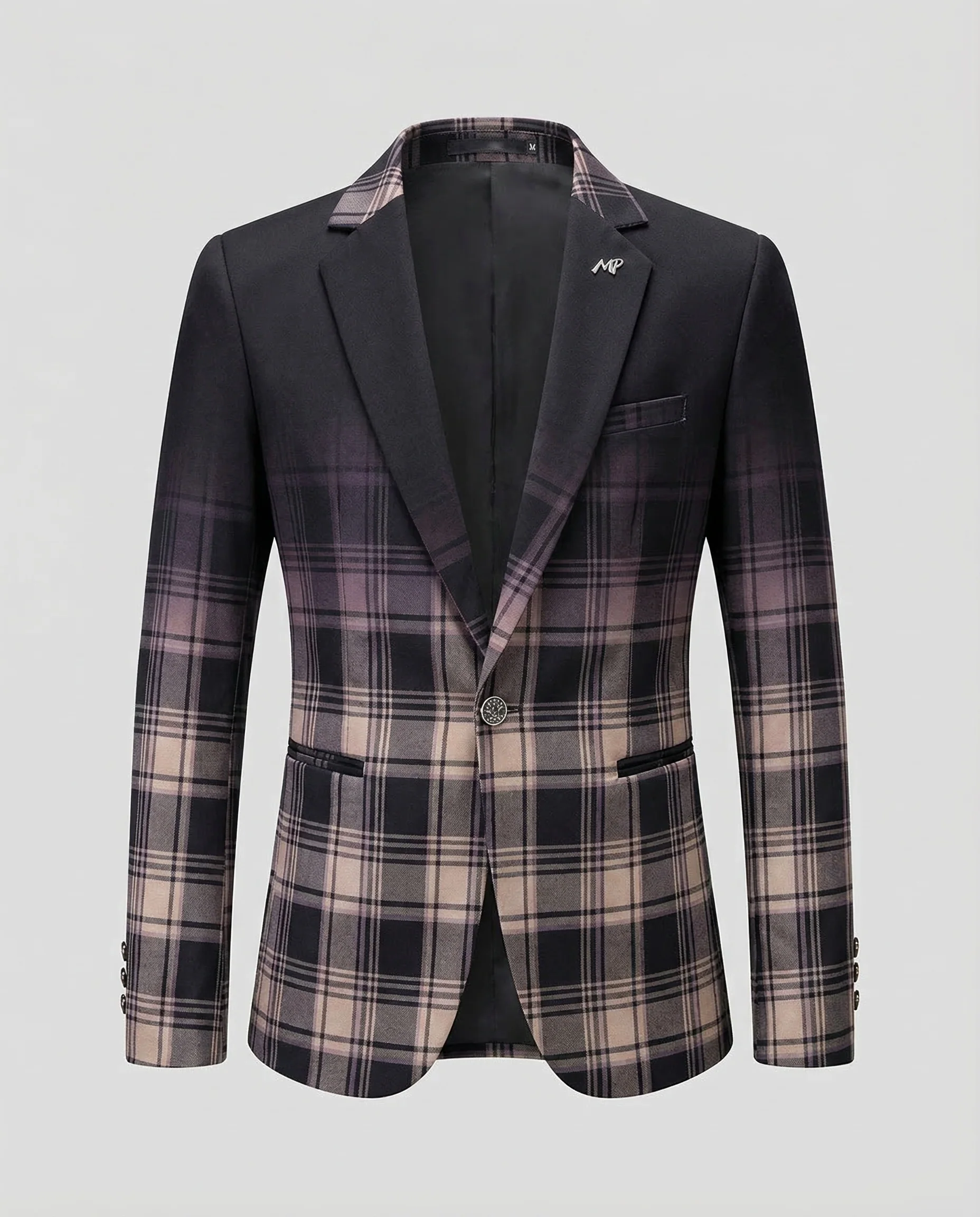 Herren Karo Sakko Slim - Image 5