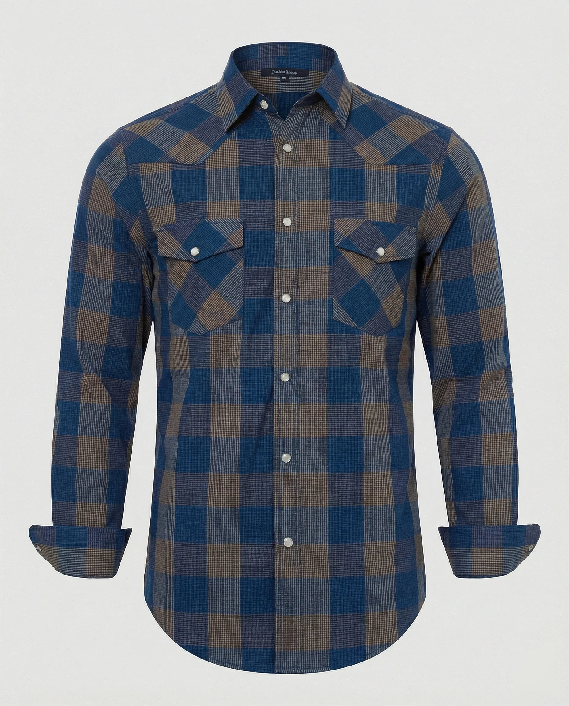 Herren Flanell Langarmhemd Kariert - Image 13