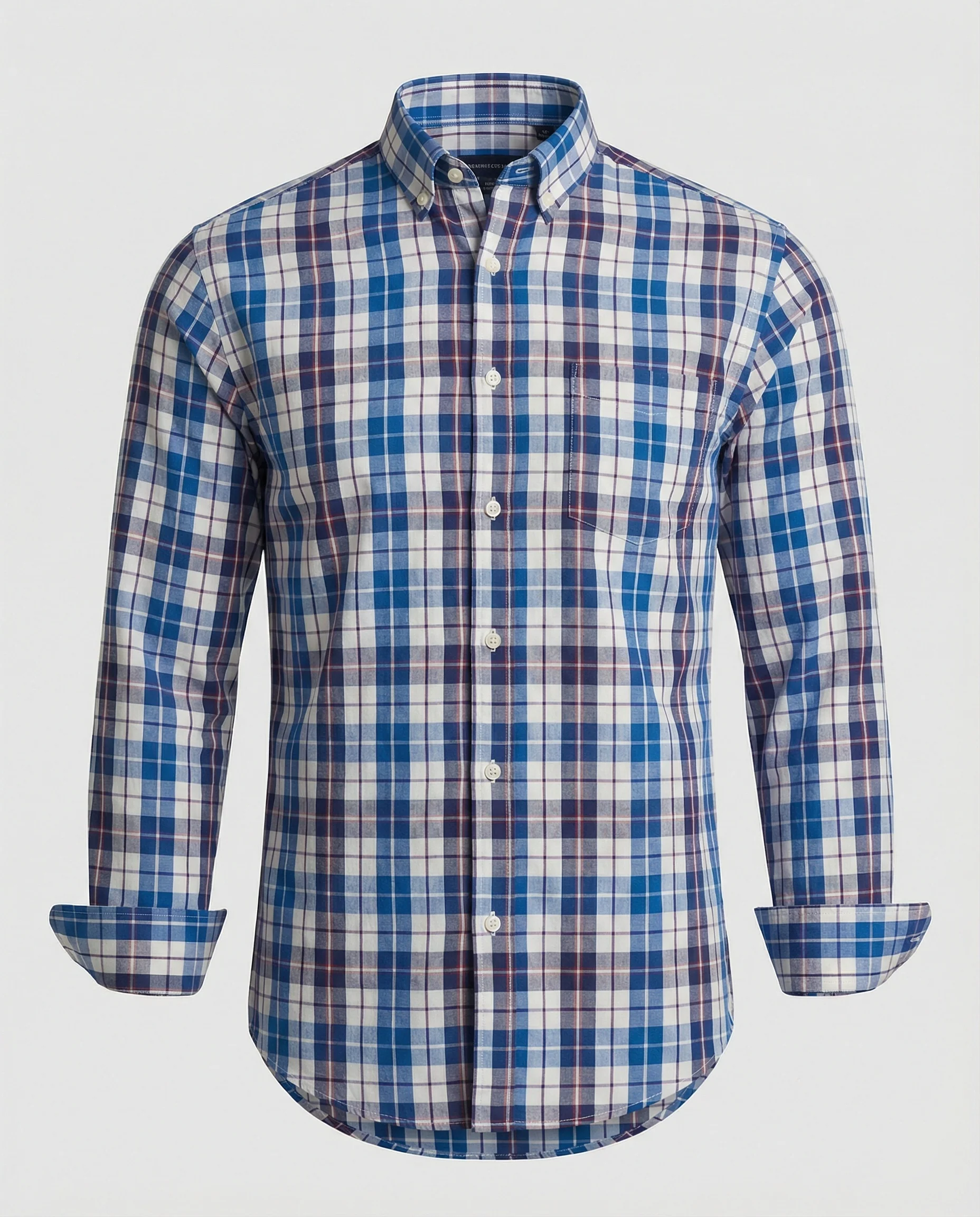 Herren Flanell Langarmhemd Kariert - Image 4