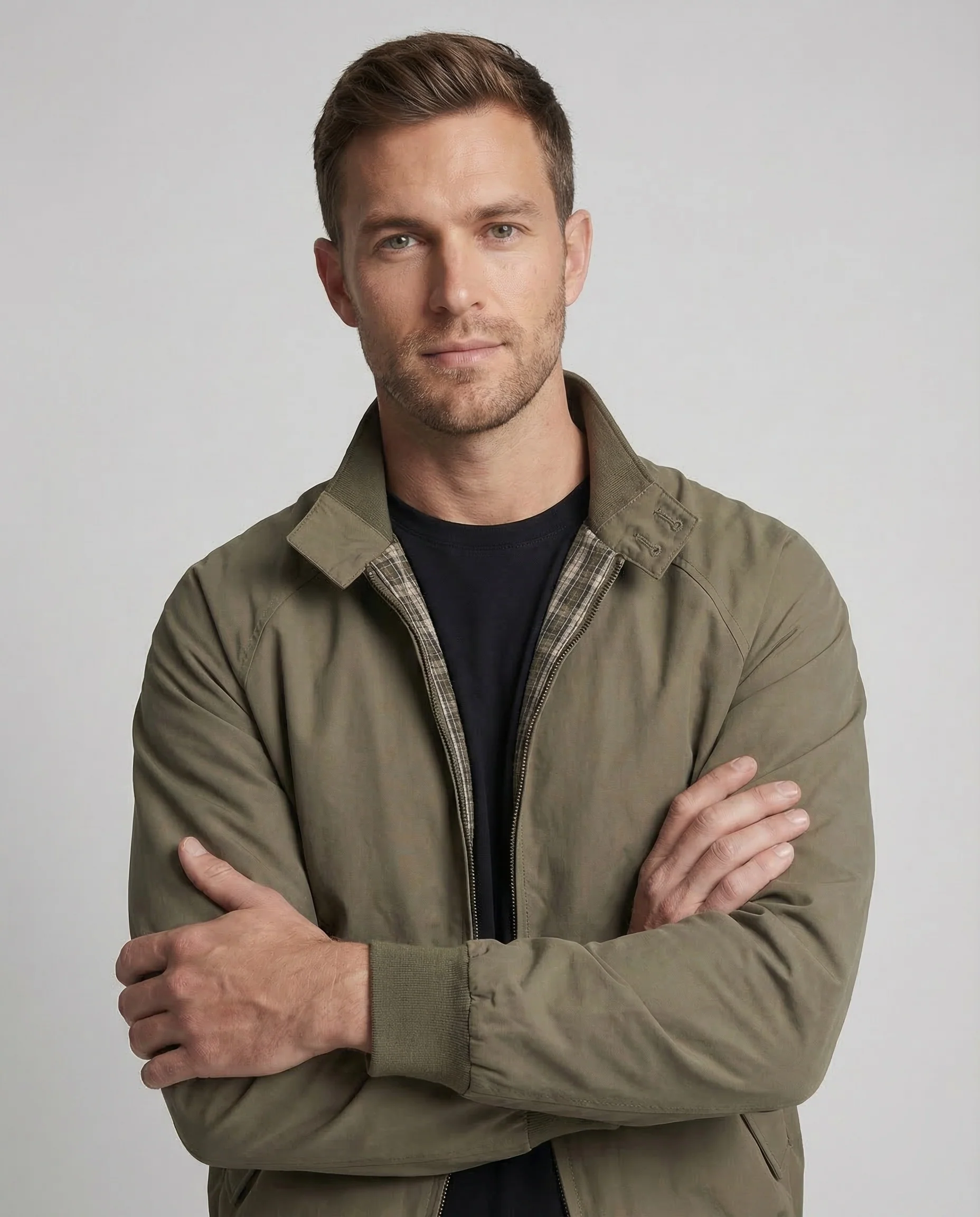 Herren Harringtonjacke Klassisch - Image 2