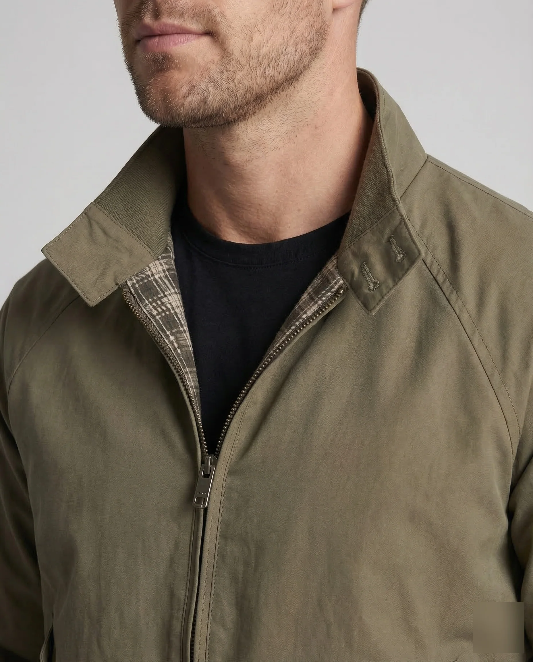 Herren Harringtonjacke Klassisch - Image 3