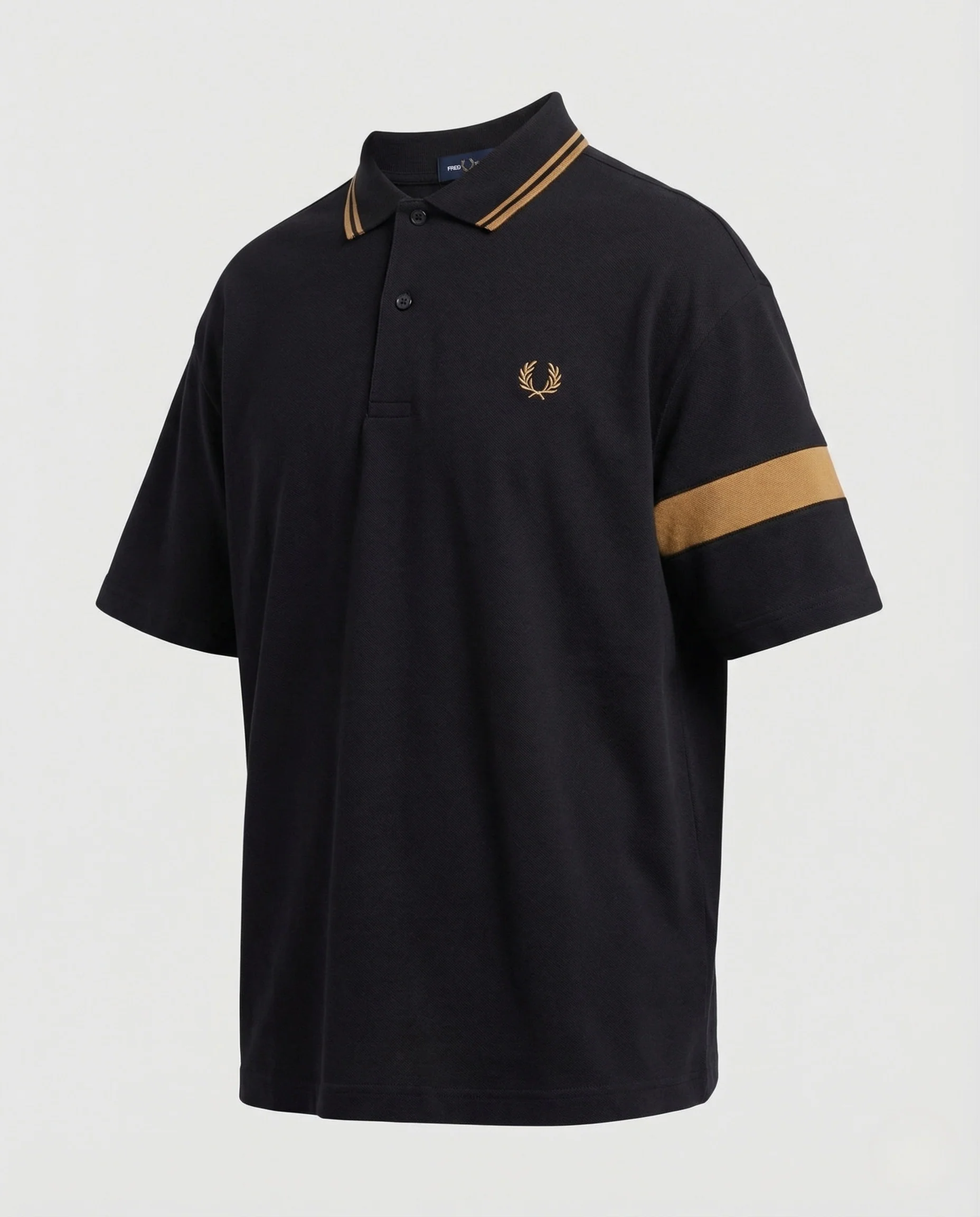 Herren Poloshirt Baumwolle Kontraststreifen - Image 5