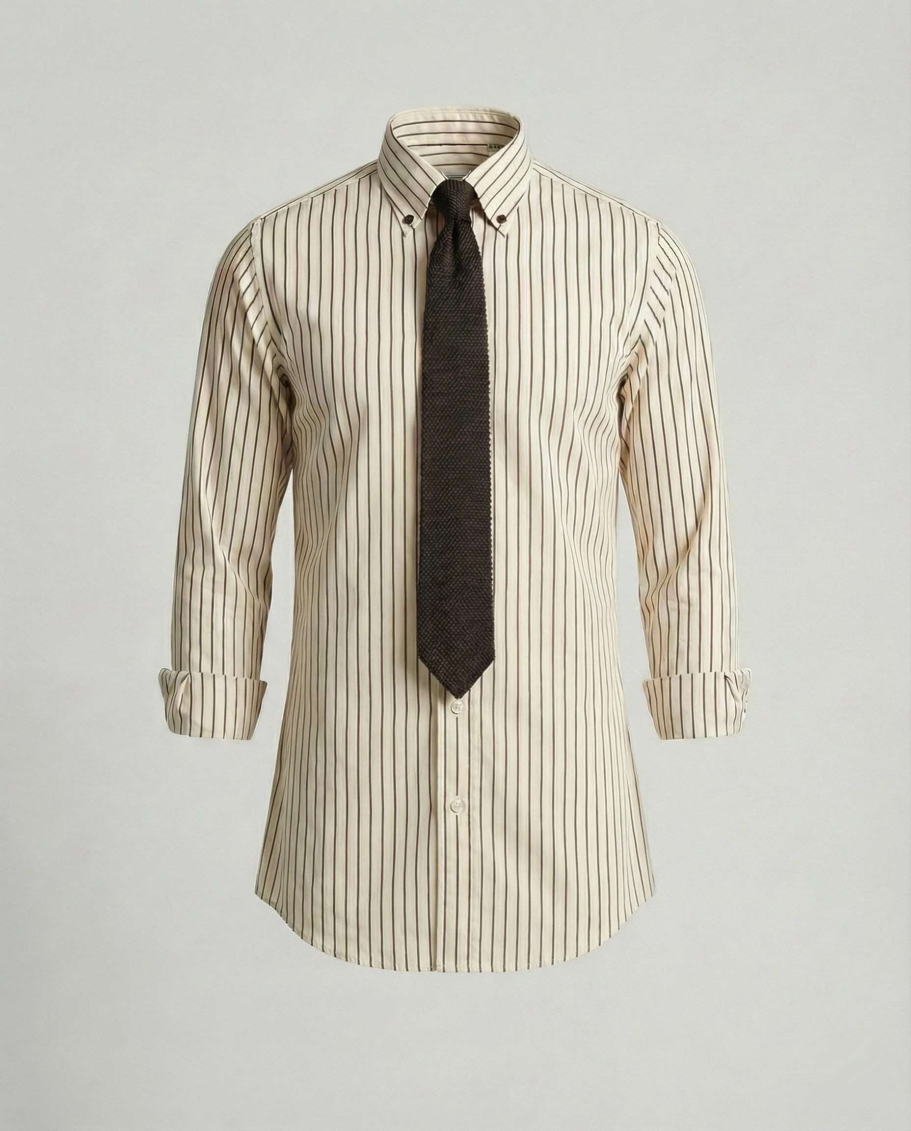 Herren Langarmhemden Business Slim - Image 5