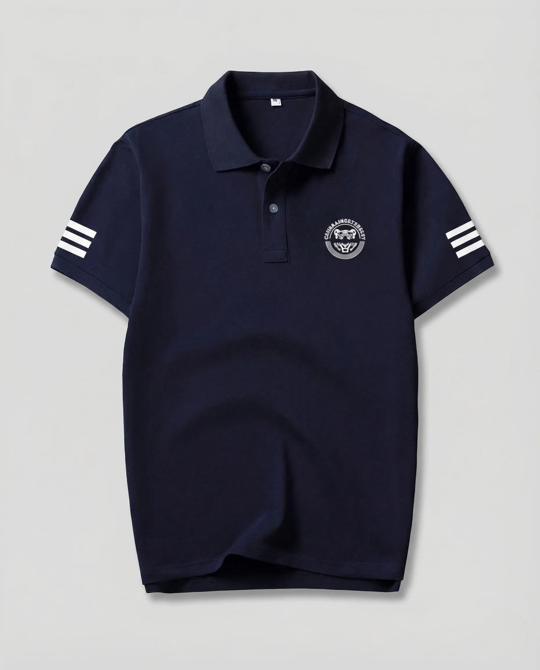 Herren Poloshirt Kurzarm Logostickerei - Image 5