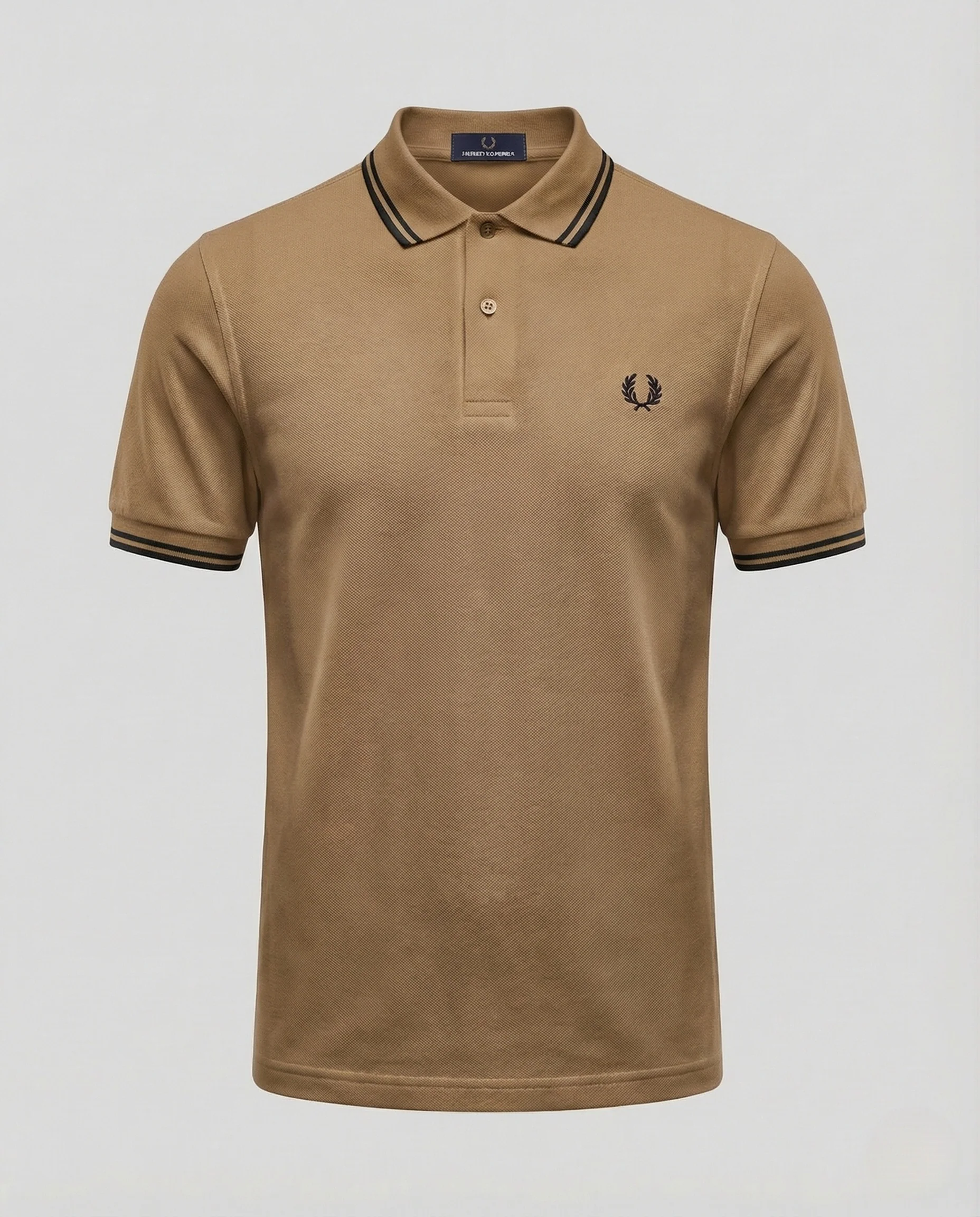 Herren Klassisches Piqué Poloshirt Slim Fit mit Brustlogo - Image 14
