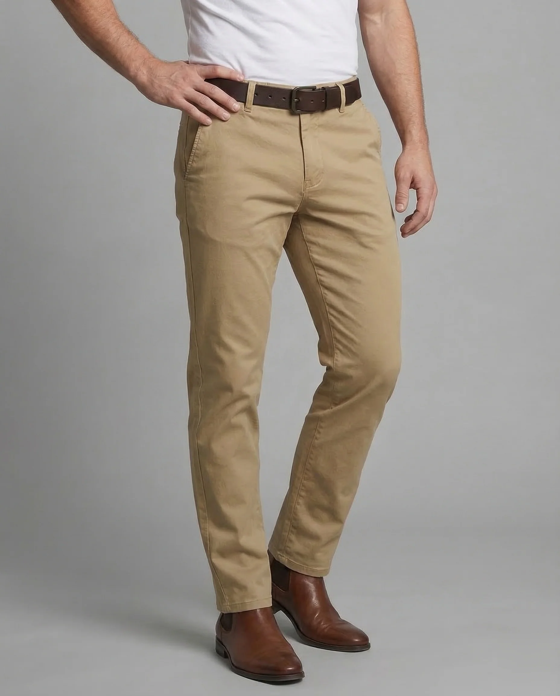 Herren Chinohose Baumwolle Elastik - Image 2