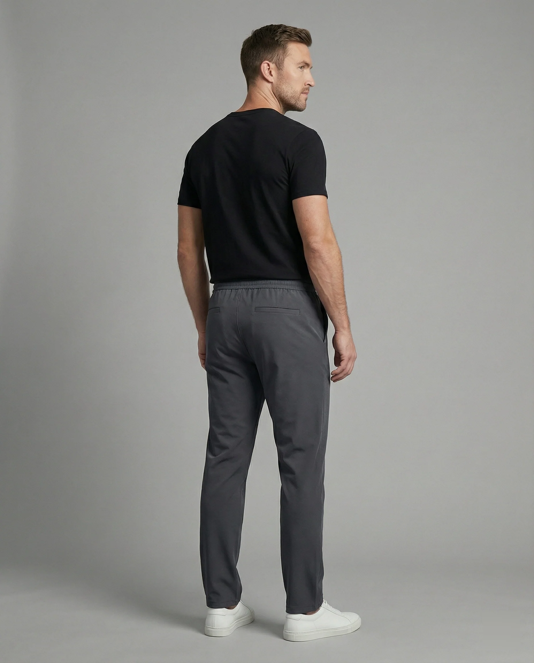 Herren Chinohose elastisch mit Tunnelzug - Image 5