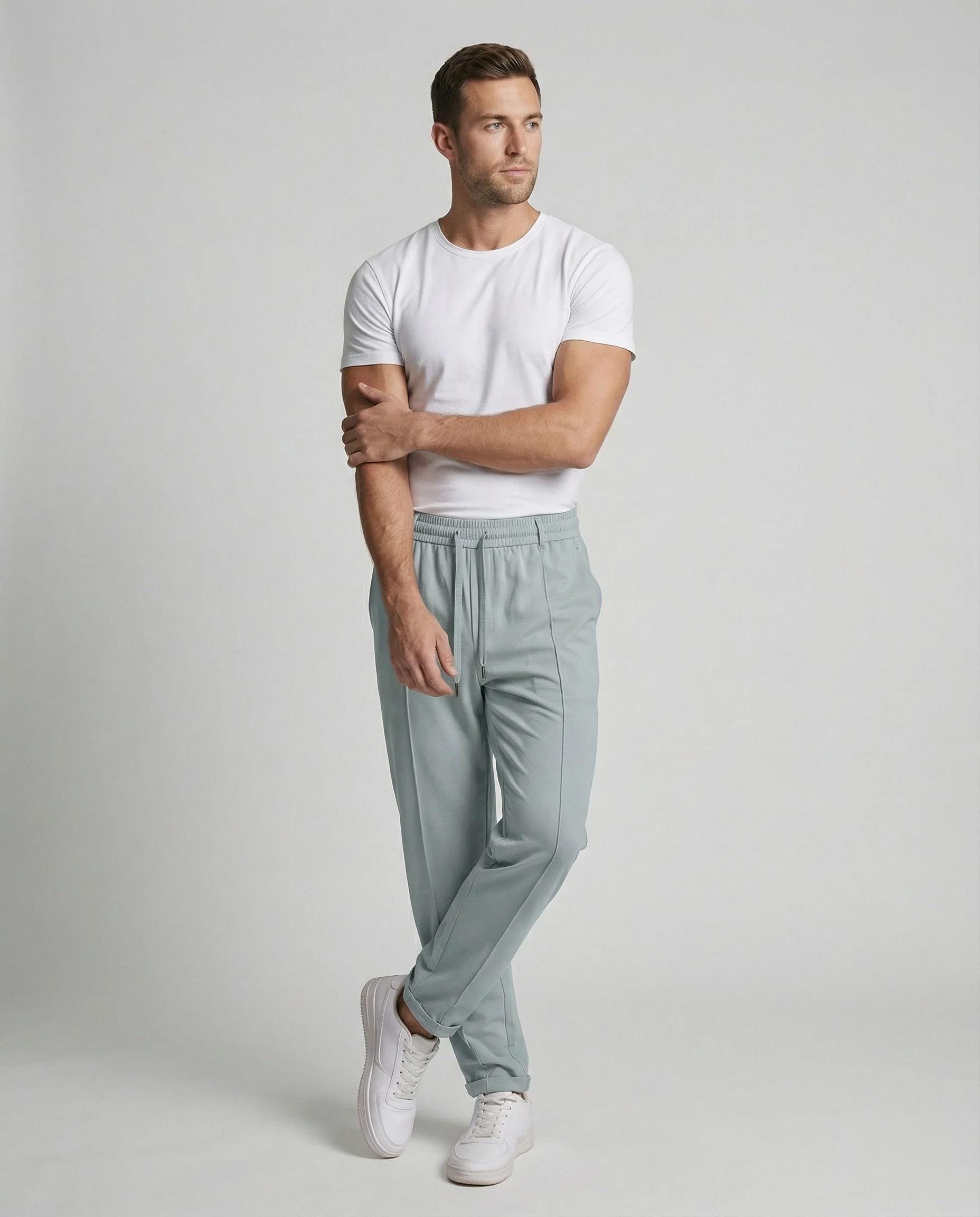 Herren Jogginghose sportlich mit Kordelzug - Image 9