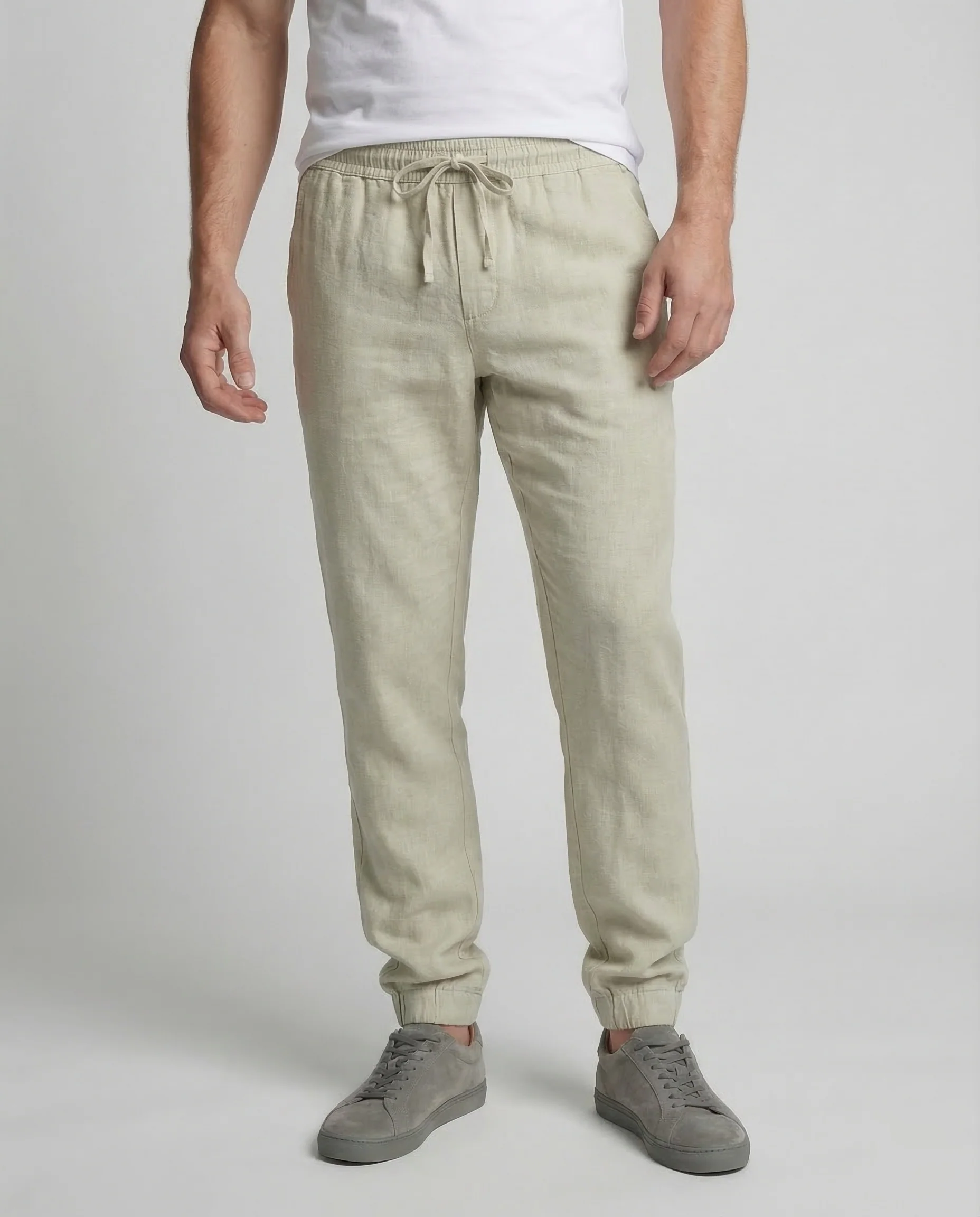 Herren Leinenhose Tapered - Image 2