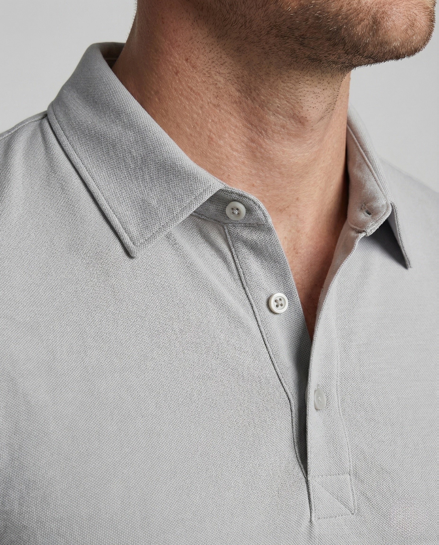 Herren Stretch Poloshirt figurbetont - Image 3