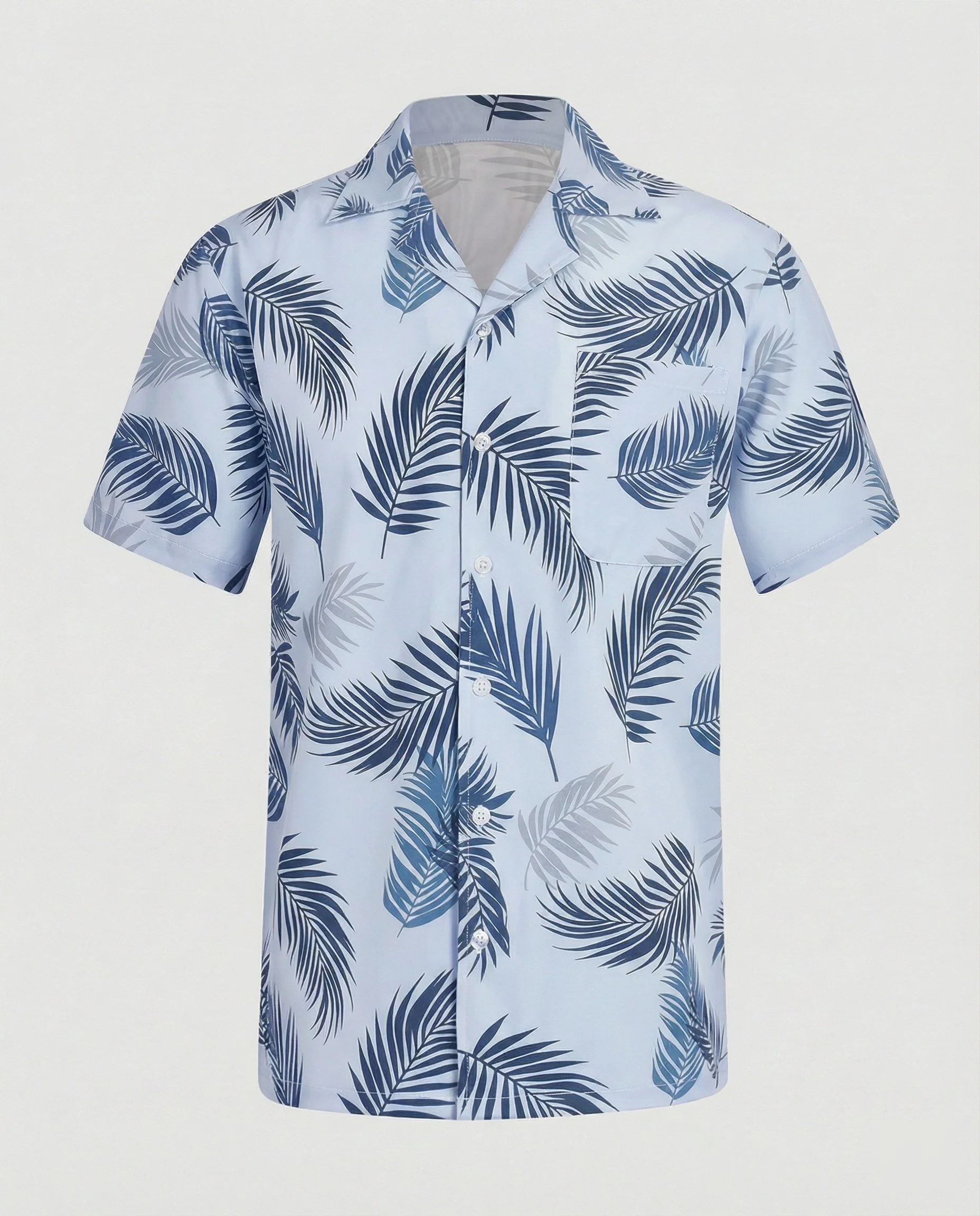 Kurzarm Hawaiihemd Herren Palmenprint - Image 20