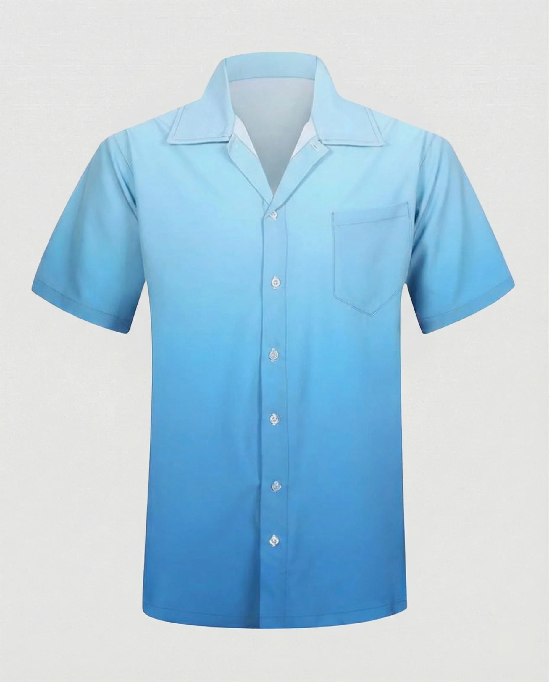 Kurzarm Hawaiihemd Herren Palmenprint - Image 21